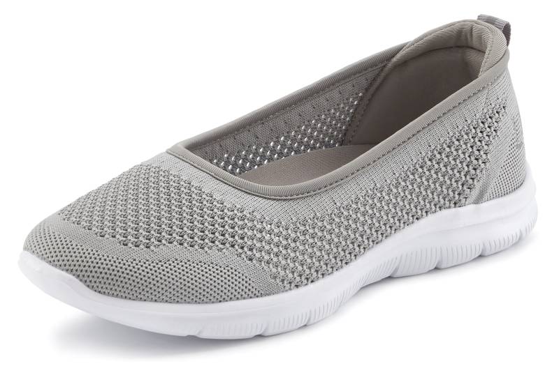 LASCANA Sneaker Ballerinas, ultraleichter Slipper, Slip-On-Sneaker, Freizeitschuh VEGAN von LASCANA