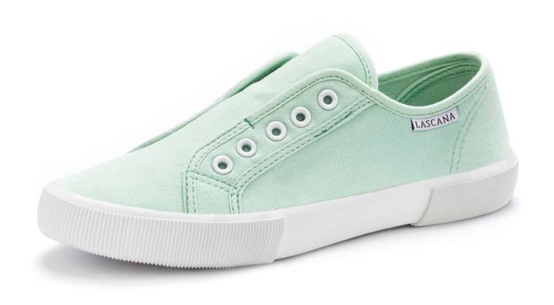 LASCANA Sneaker, Slipper, Halbschuh, Slip-On-Sneaker bequem zum Reinschlüpfen, Slip-Ons von LASCANA