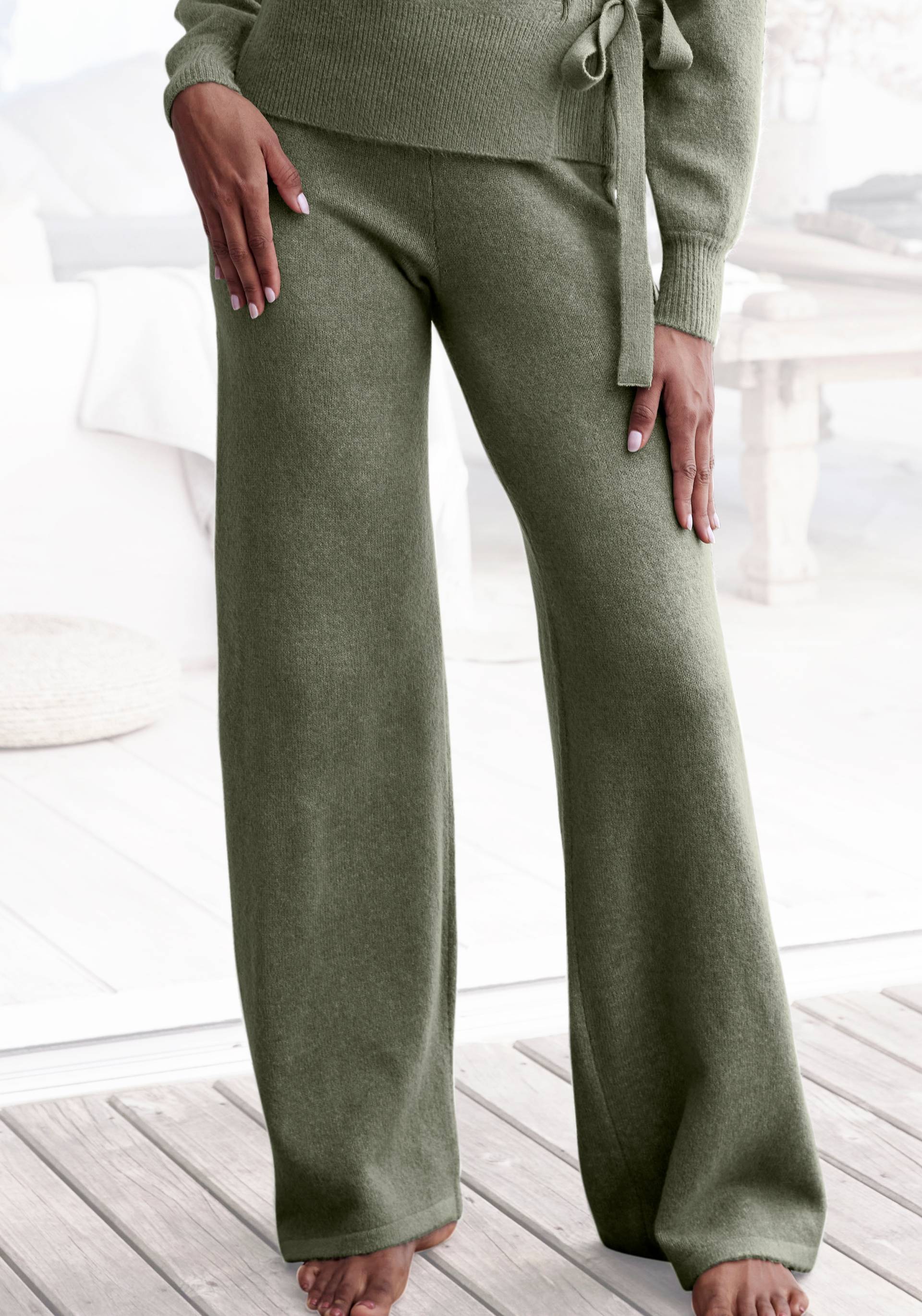 LASCANA Strickhose »-Loungehose« von LASCANA