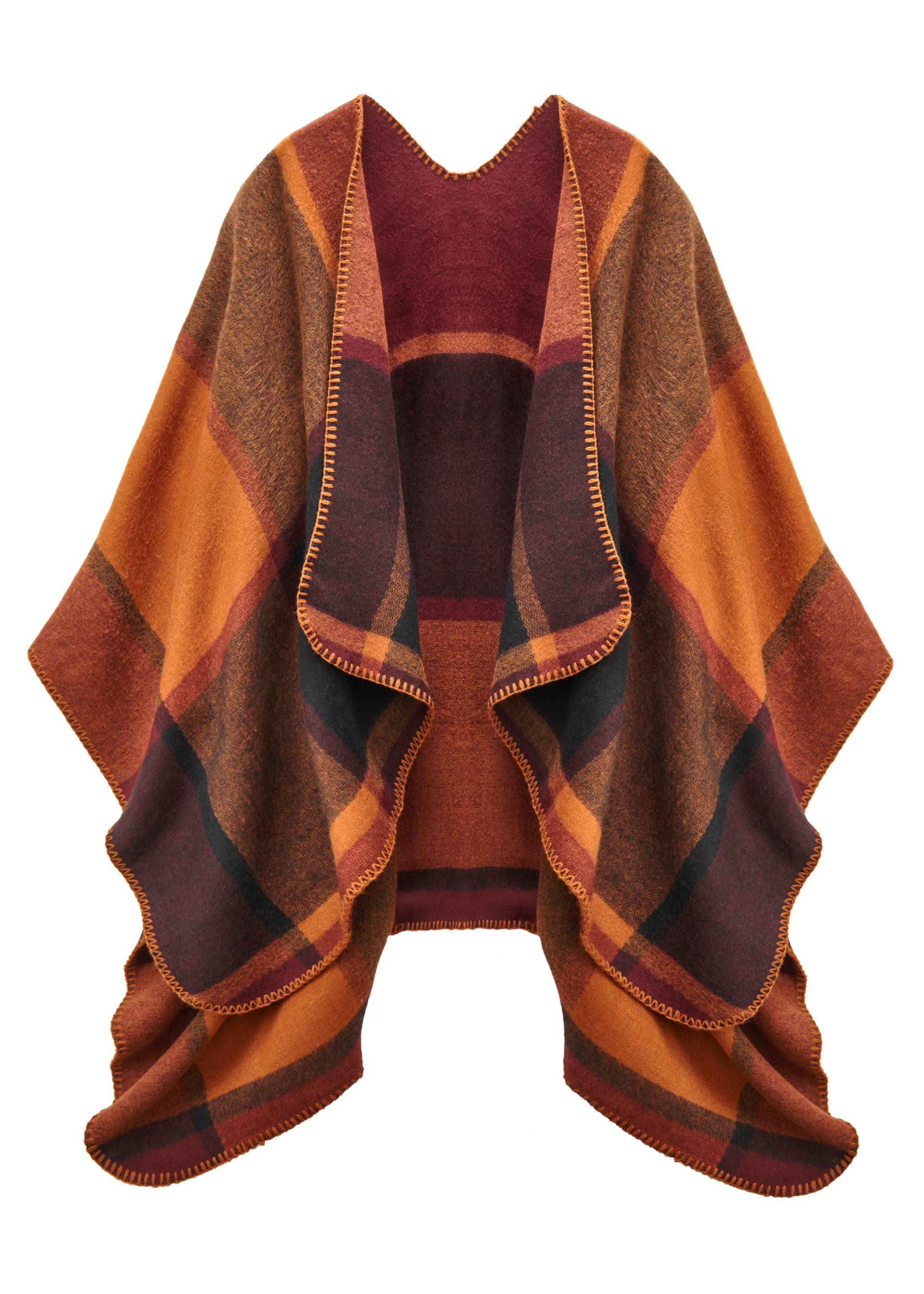 LASCANA Strickponcho, Poncho in kuscheliger Qualität, Karotuch, Cape, Schal LASCANA Strickponcho, Poncho in kuscheliger Qualität, Karotuch, Cape, Schal von LASCANA