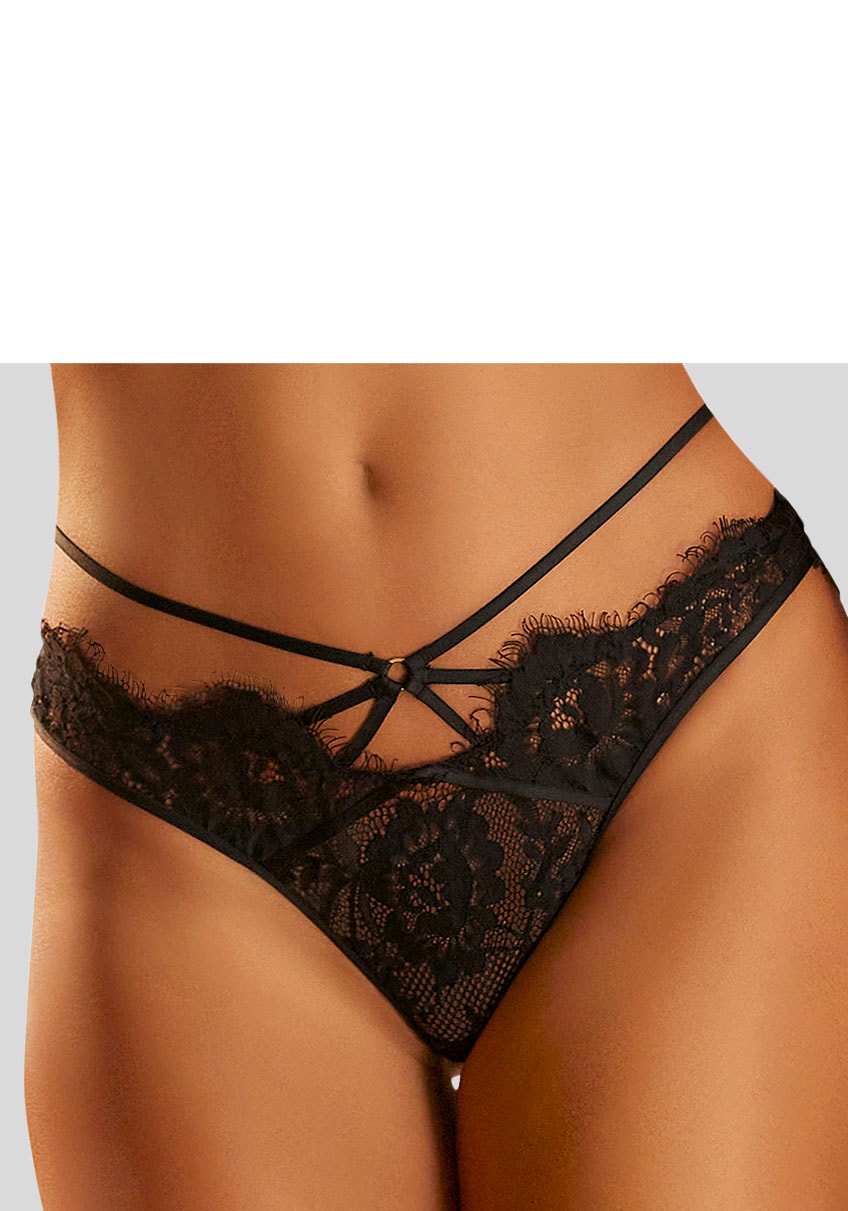 LASCANA String, mit aufregender Bänder-Optik LASCANA String, mit aufregender Bänder-Optik von LASCANA
