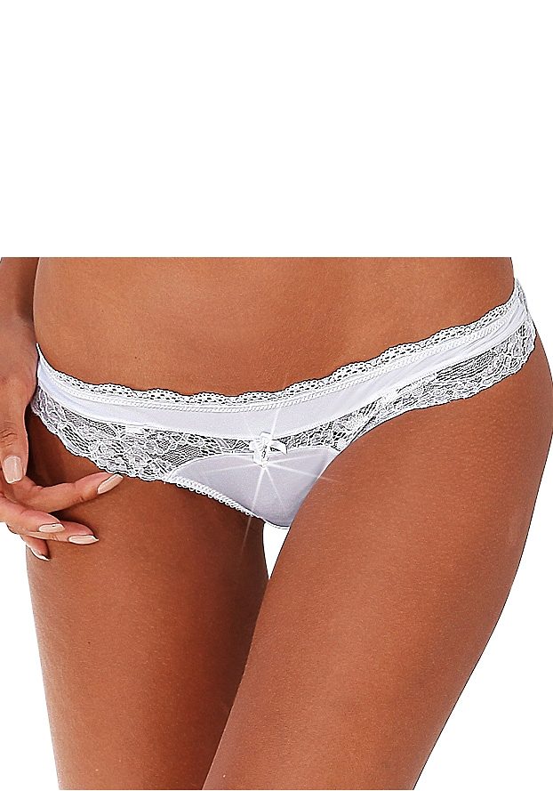 LASCANA String, mit abnehmbaren Strapsen von LASCANA