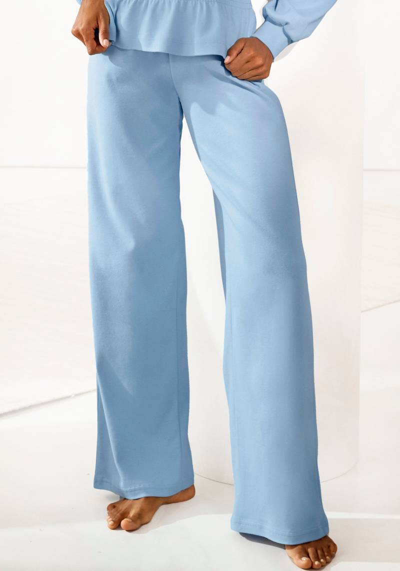 LASCANA Sweathose, mit ausgestelltem Bein, Loungewear von LASCANA