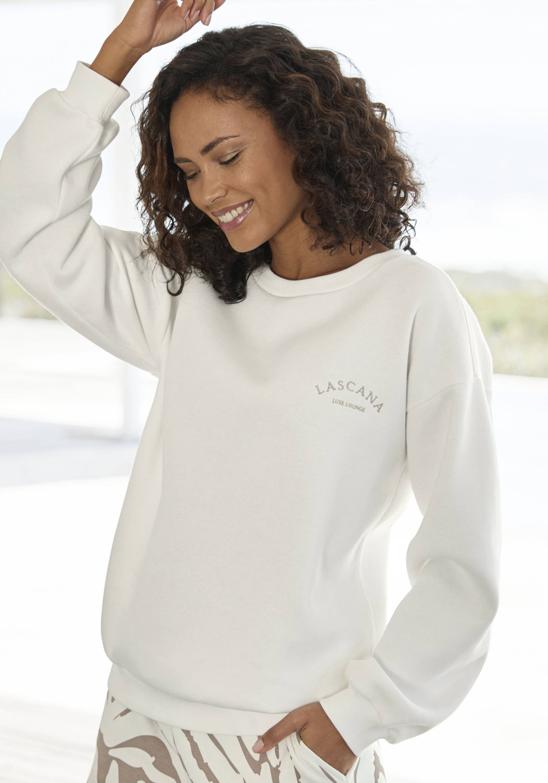 LASCANA Sweatshirt »-Pullover« von LASCANA