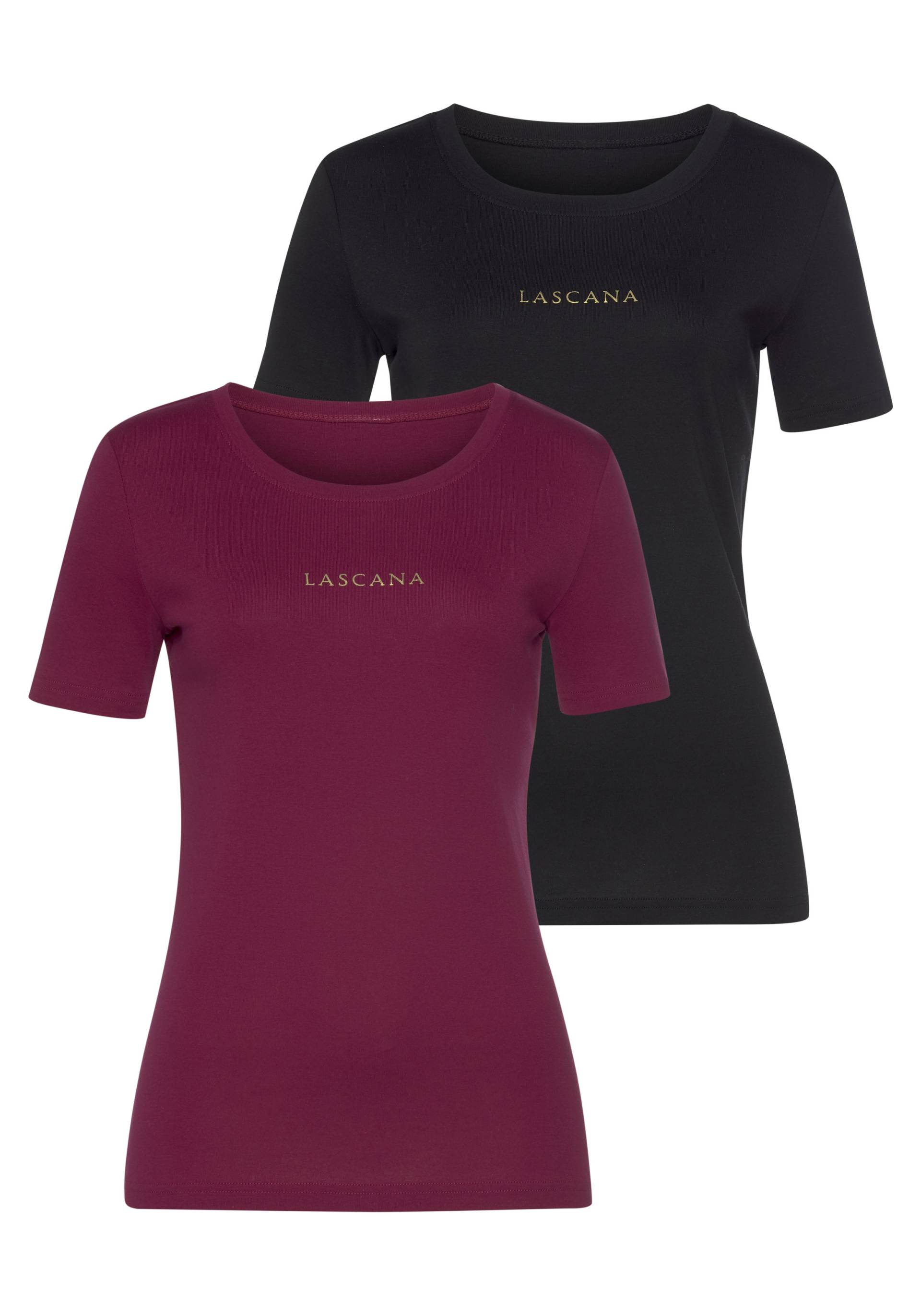 LASCANA T-Shirt, (2er-Pack) von LASCANA