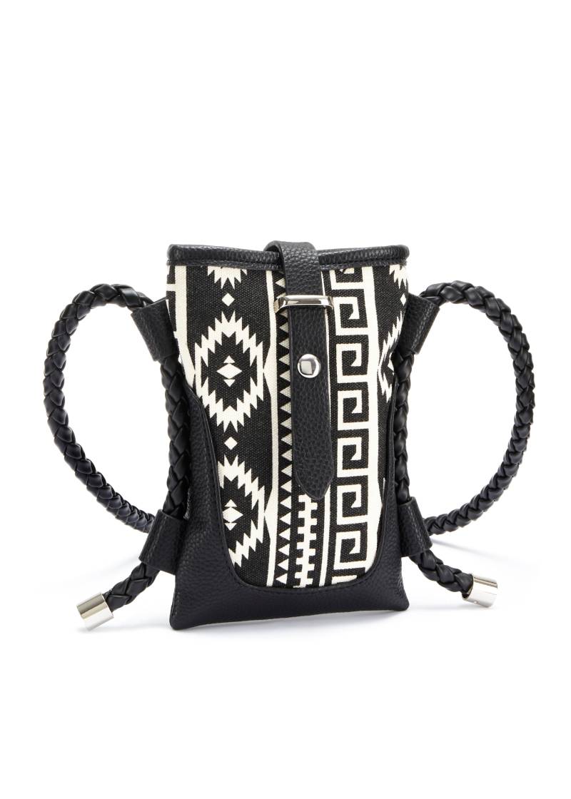LASCANA Umhängetasche, im Ethno Look, Handytasche, Minibag, Crossbody Bag VEGAN von LASCANA
