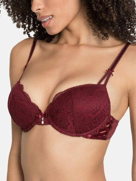 Push-up-bh Nikoletta Damen Rot Bunt D/70 von LASCANA