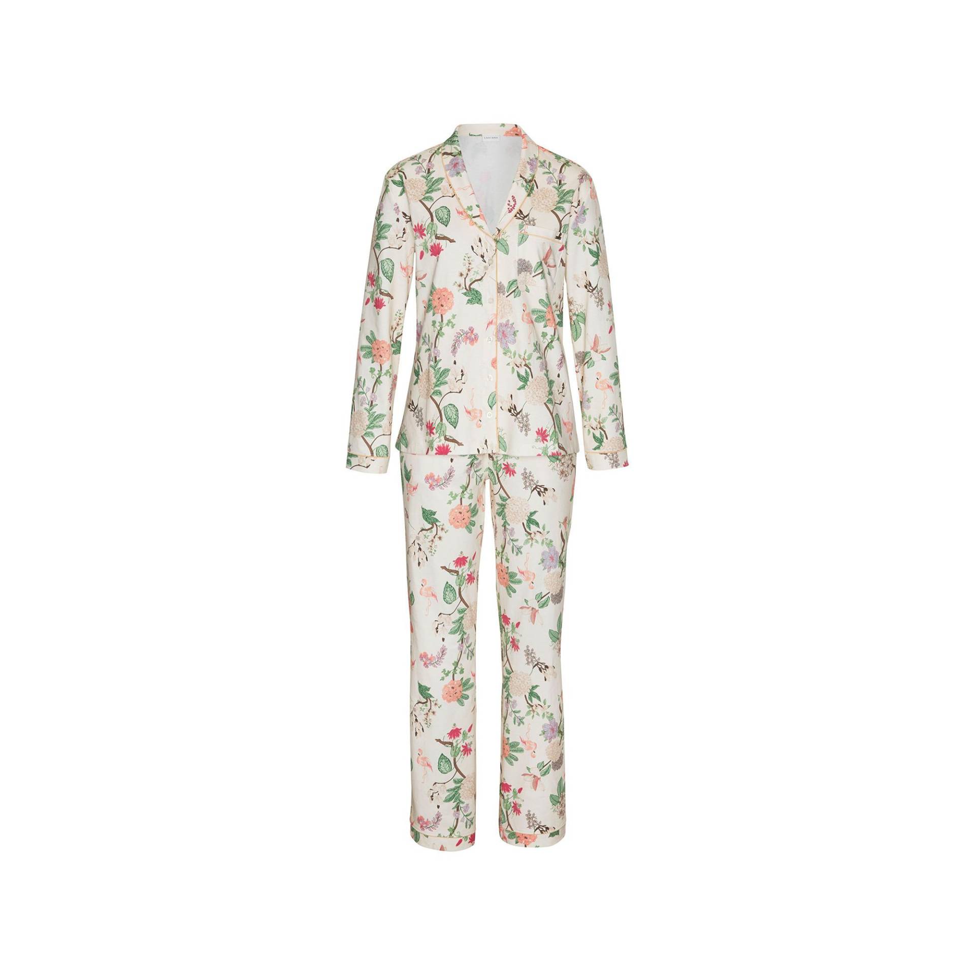 Pyjama Damen Ecru  34 von LASCANA