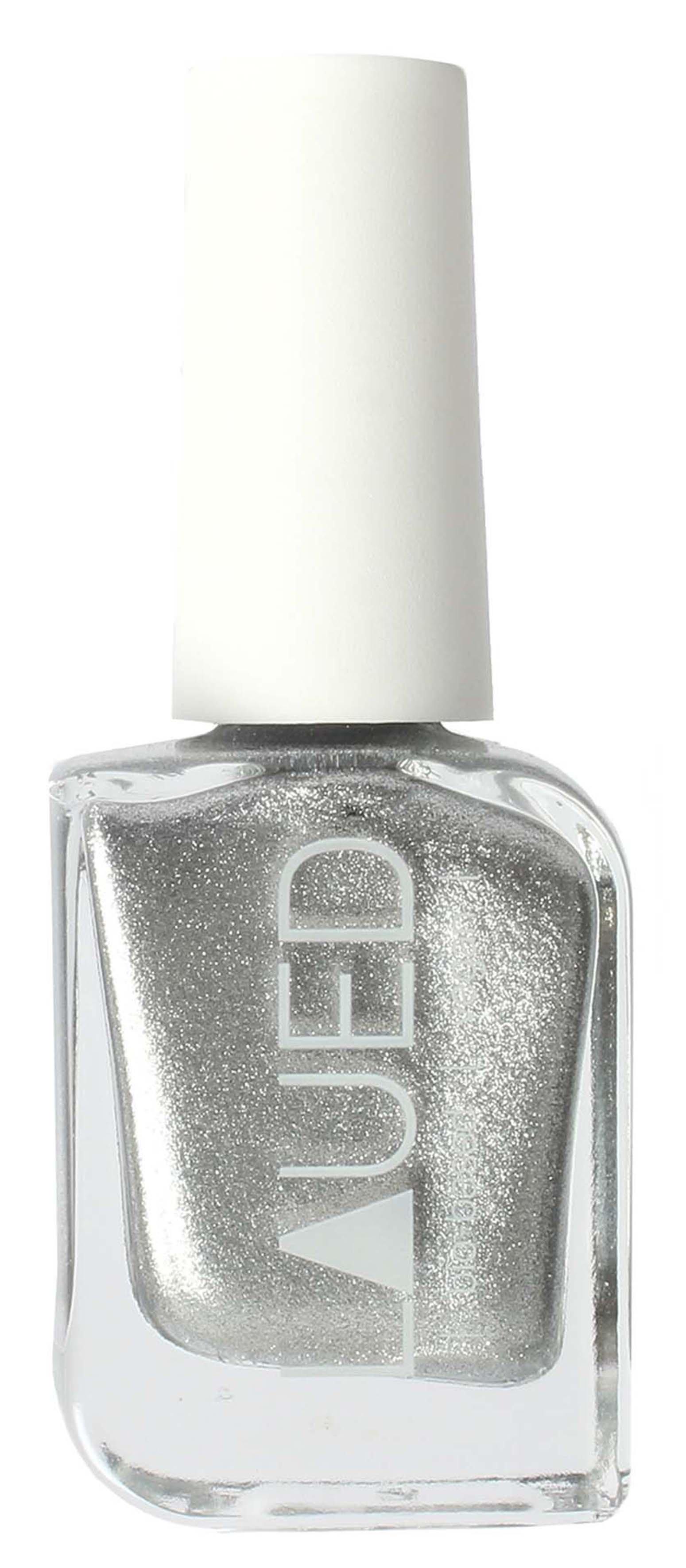 Bio-based Nagellack Glam Damen Silber 11ml von LAUED