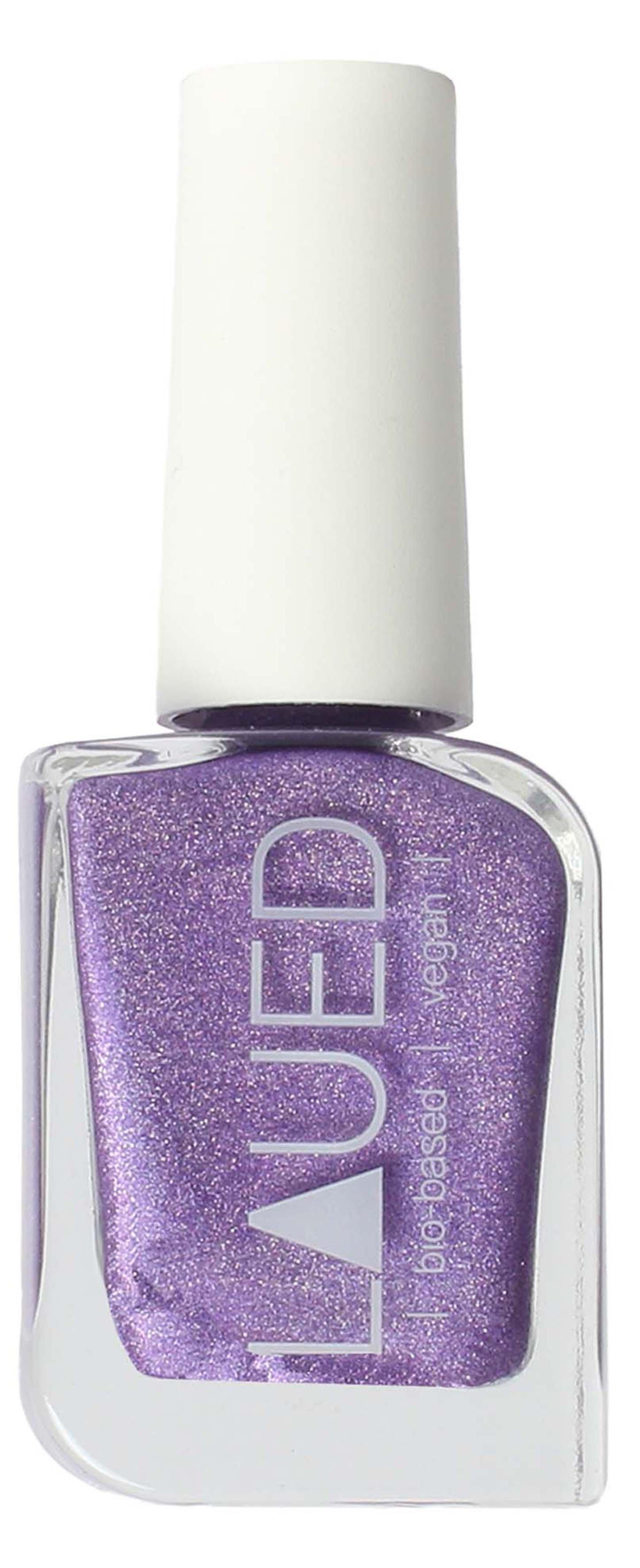 Bio-based Nagellack Glitter 3 Damen Violett 11ml von LAUED