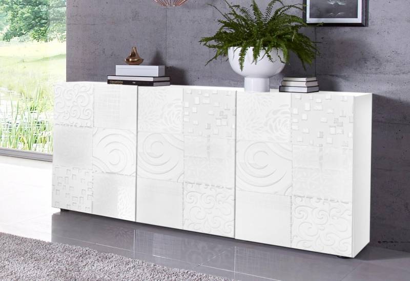 INOSIGN Sideboard »Miro«, Breite 181 cm mit dekorativem Siebdruck von INOSIGN
