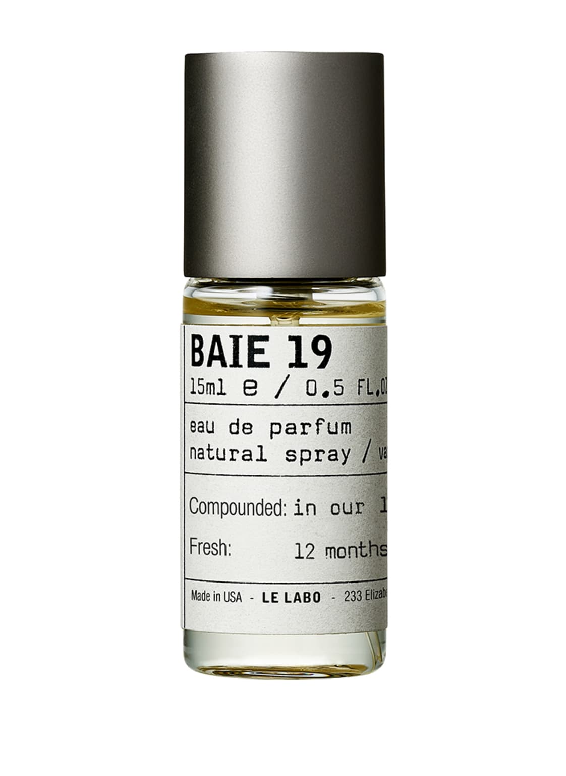 Le Labo Baie 19 Eau de Parfum 15 ml Le Labo Baie 19 Eau de Parfum 15 ml von LE LABO
