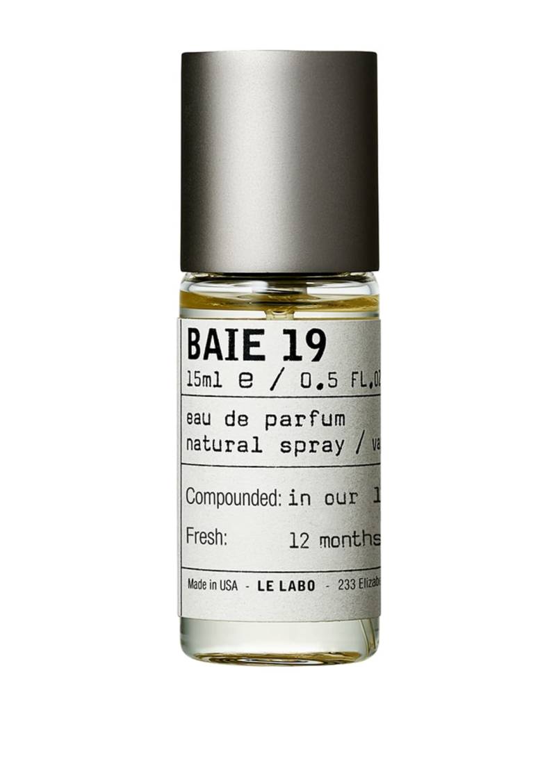 Le Labo Baie 19 Eau de Parfum 15 ml von LE LABO