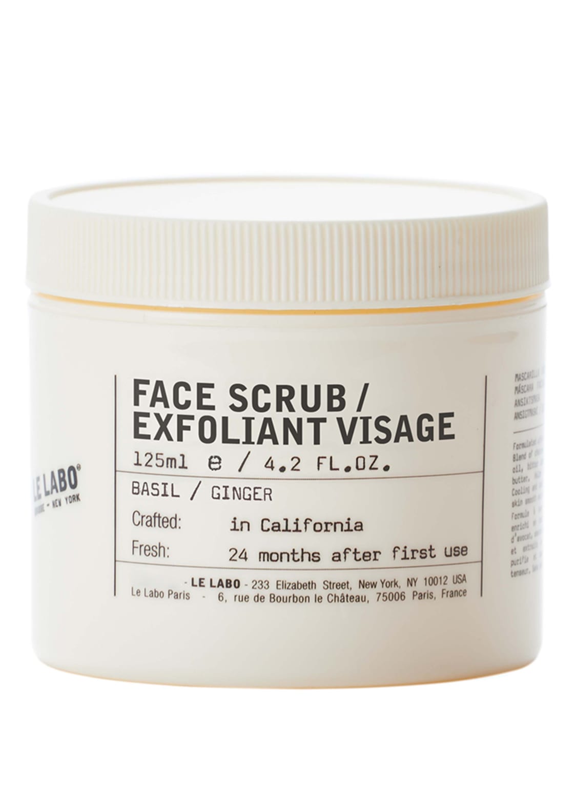 Le Labo Basil / Ginger Face Scrub 125 ml Le Labo Basil / Ginger Face Scrub 125 ml von LE LABO
