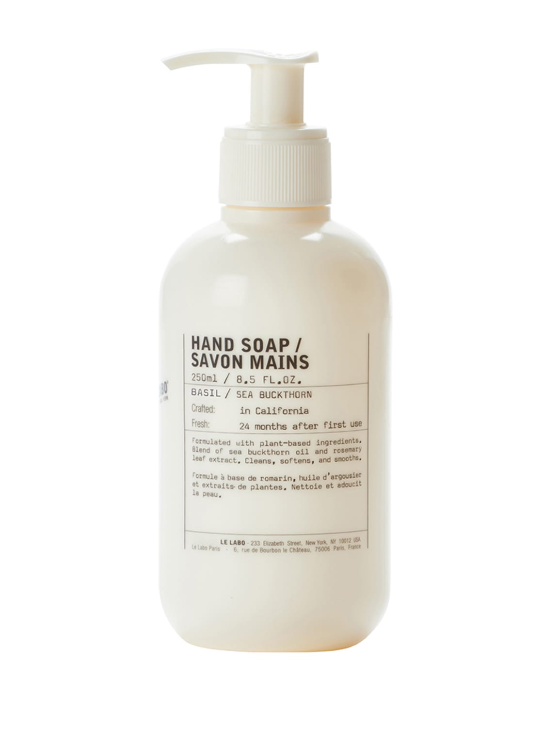 Le Labo Basil / Sea Buckthorn Hand Soap 250 ml Le Labo Basil / Sea Buckthorn Hand Soap 250 ml von LE LABO