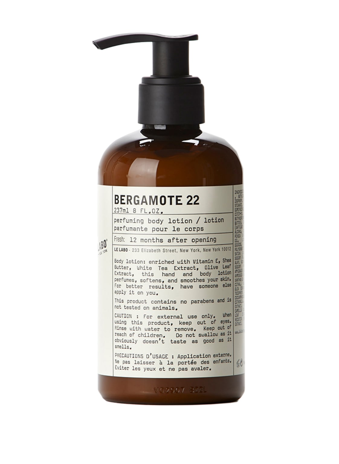 Le Labo Bergamote 22 Perfuming Body Lotion 237 ml Le Labo Bergamote 22 Perfuming Body Lotion 237 ml von LE LABO