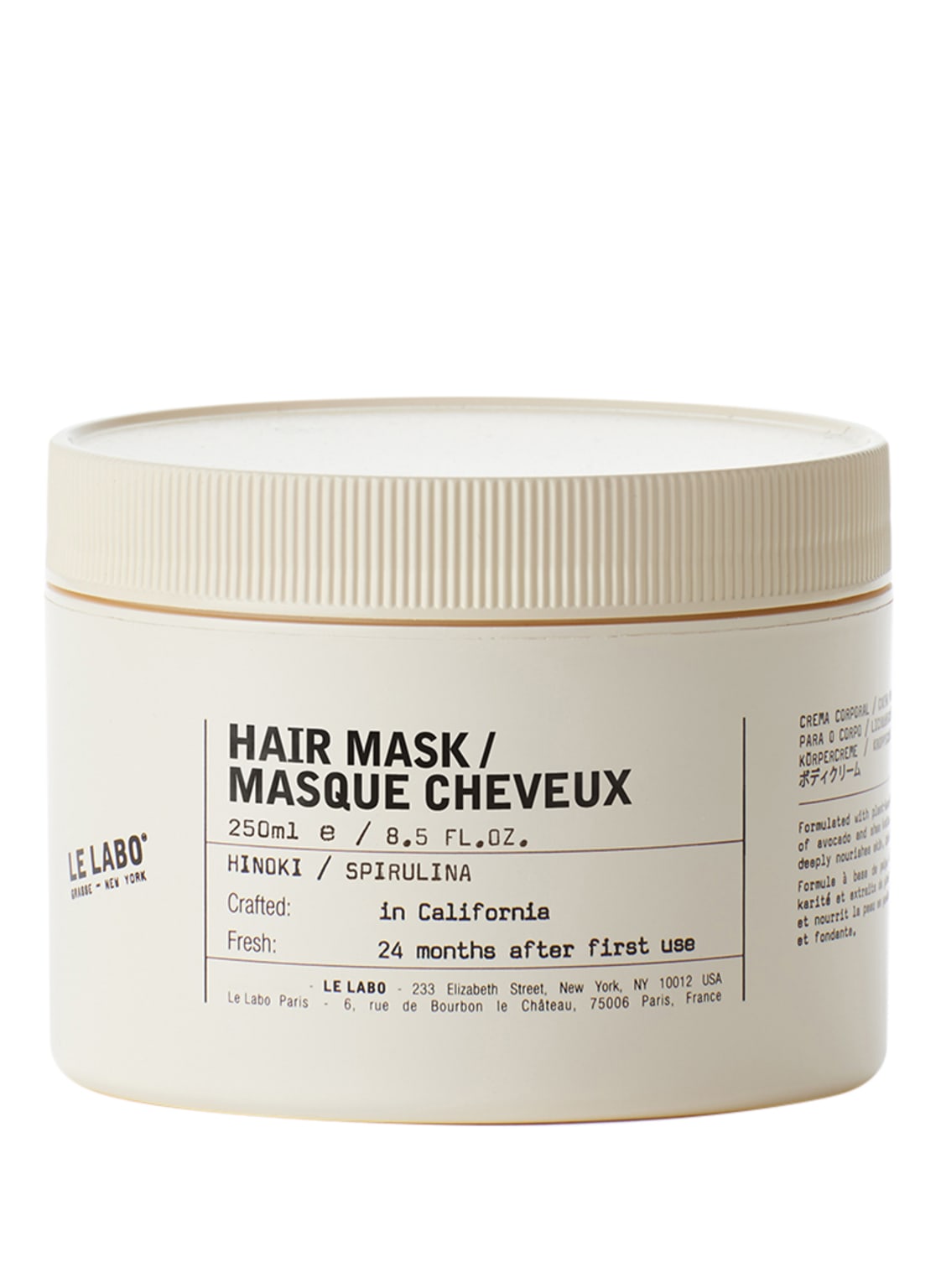Le Labo Hinoki / Spirulina Hair Mask 250 ml Le Labo Hinoki / Spirulina Hair Mask 250 ml von LE LABO