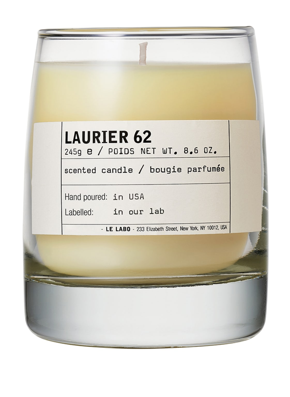 Le Labo Laurier 62 Duftkerze 245 g Le Labo Laurier 62 Duftkerze 245 g von LE LABO
