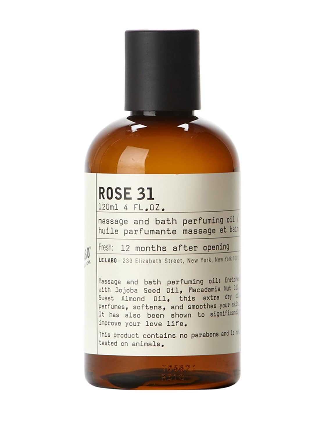 Le Labo Rose 31 Massage and Bath Perfuming Oil 120 ml Le Labo Rose 31 Massage and Bath Perfuming Oil 120 ml von LE LABO