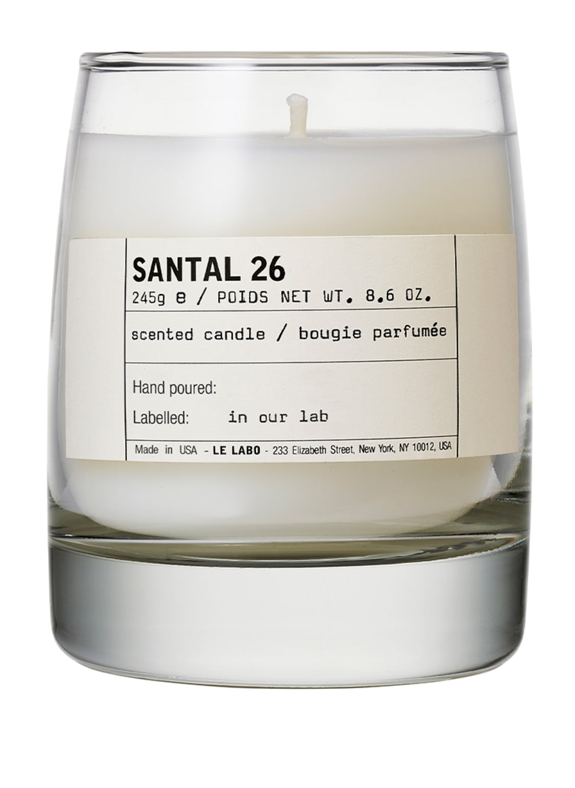 Le Labo Santal 26 Duftkerze 245 g Le Labo Santal 26 Duftkerze 245 g von LE LABO
