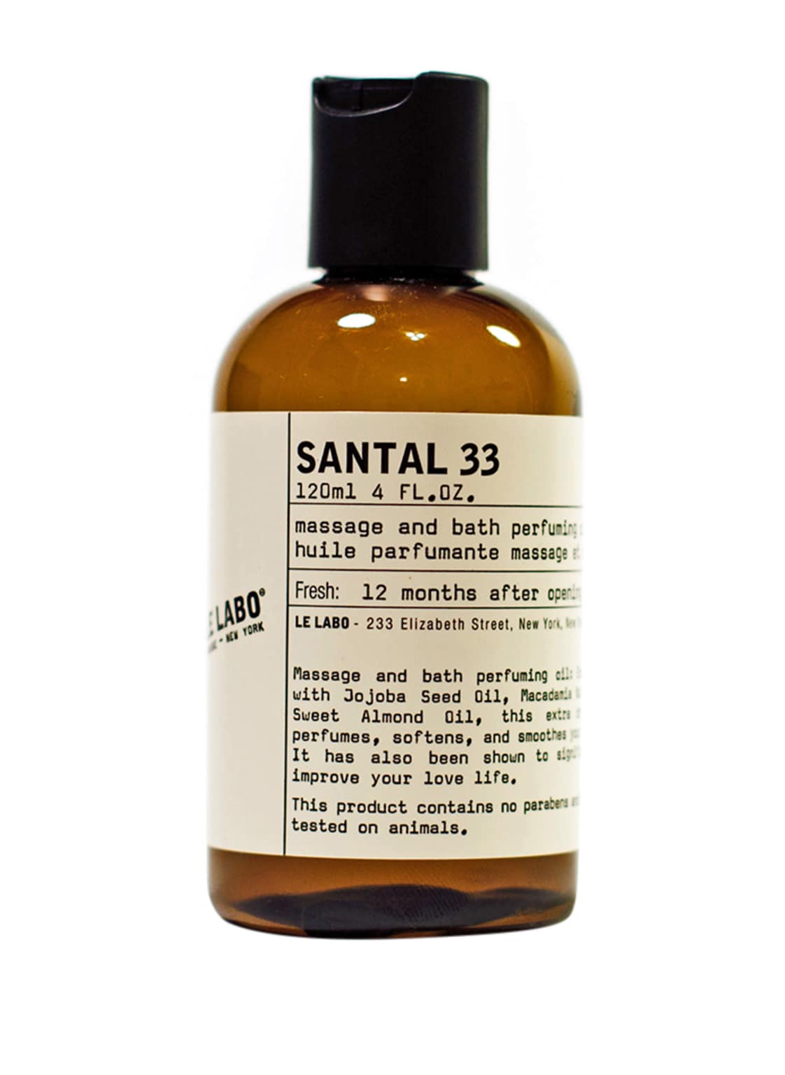 Le Labo Santal 33 Massage & Bath Oil 120 ml Le Labo Santal 33 Massage & Bath Oil 120 ml von LE LABO