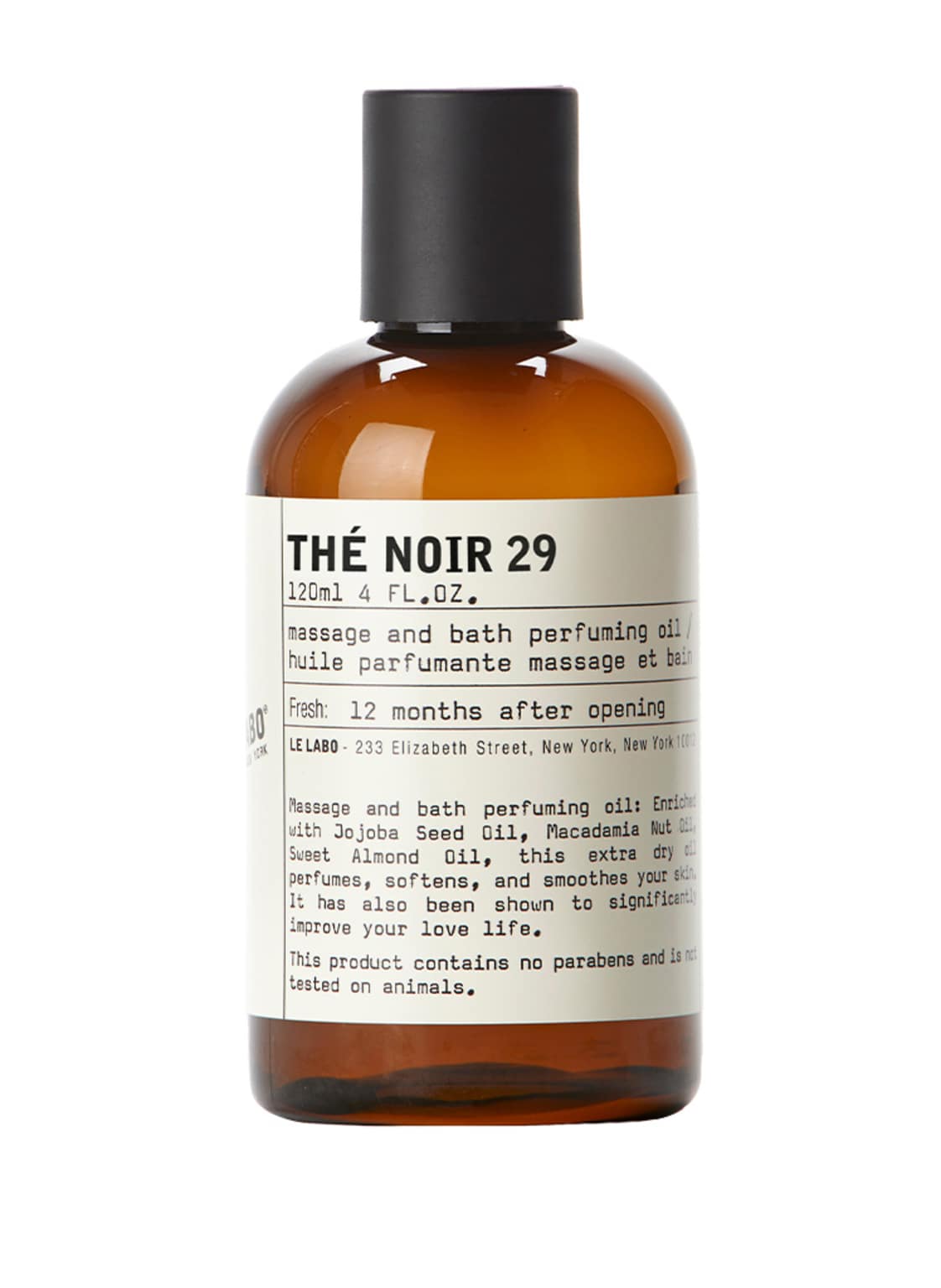 Le Labo Thé Noir 29 Massage and Bath Perfuming Oil 120 ml Le Labo Thé Noir 29 Massage and Bath Perfuming Oil 120 ml von LE LABO