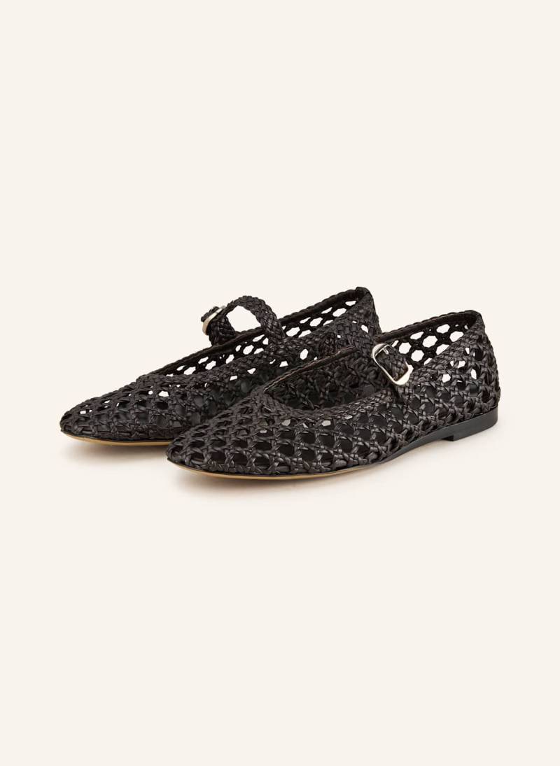 Le Monde Béryl Mary-Jane-Ballerinas schwarz von LE MONDE BÉRYL