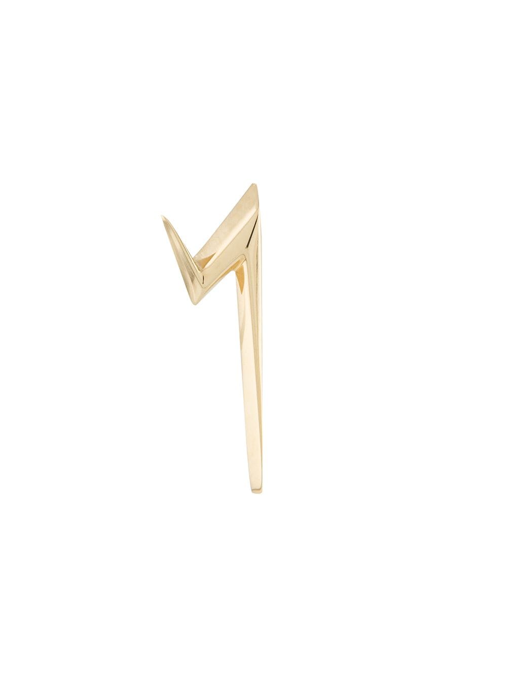 LE STER 18kt yellow gold Thunderflash left stud earring von LE STER