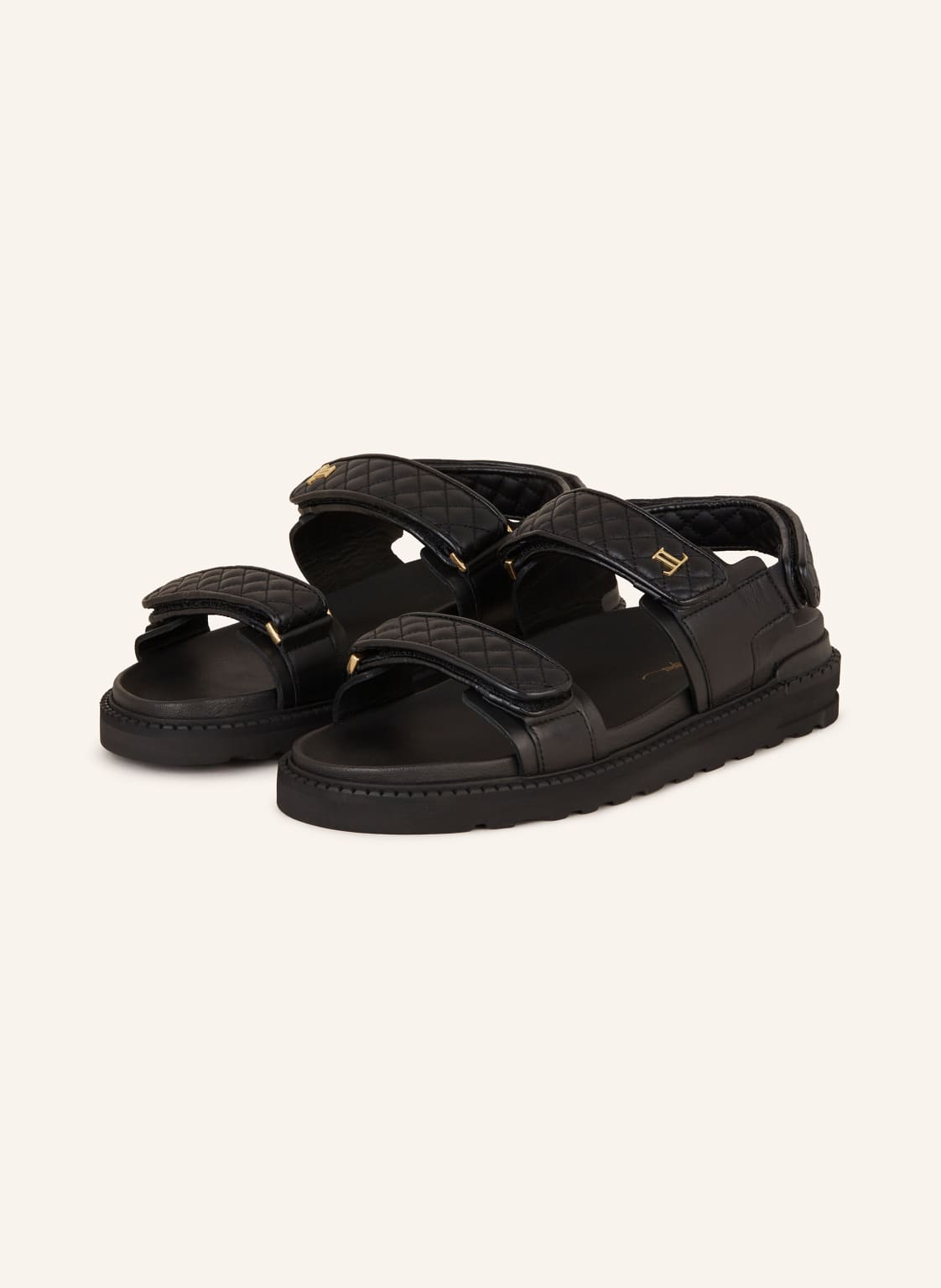 Leandro Lopes Sandalen Diora schwarz von LEANDRO LOPES