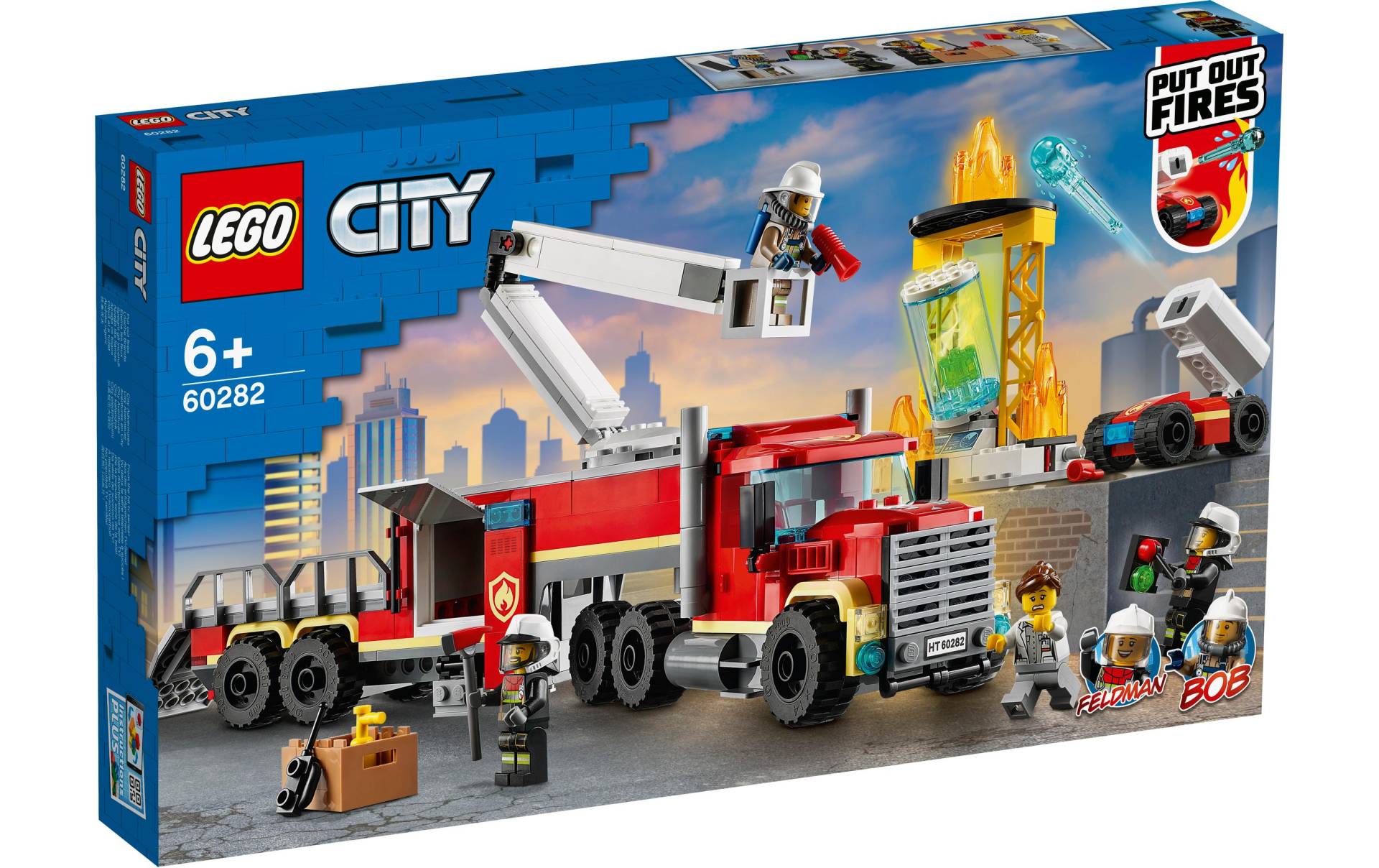 LEGO® Spielbausteine »City Mobile Feuerwehreinsatzzentrale 60282«, (380 St.) von lego®