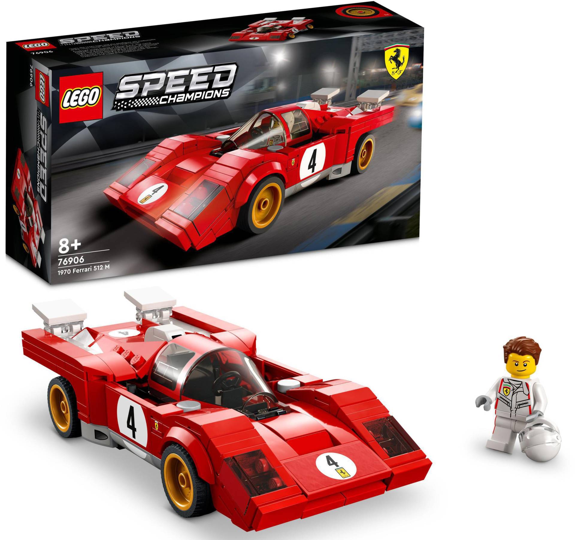 LEGO® Konstruktionsspielsteine »1970 Ferrari 512 M (76906), LEGO® Speed Champions«, (291 St.) von lego®