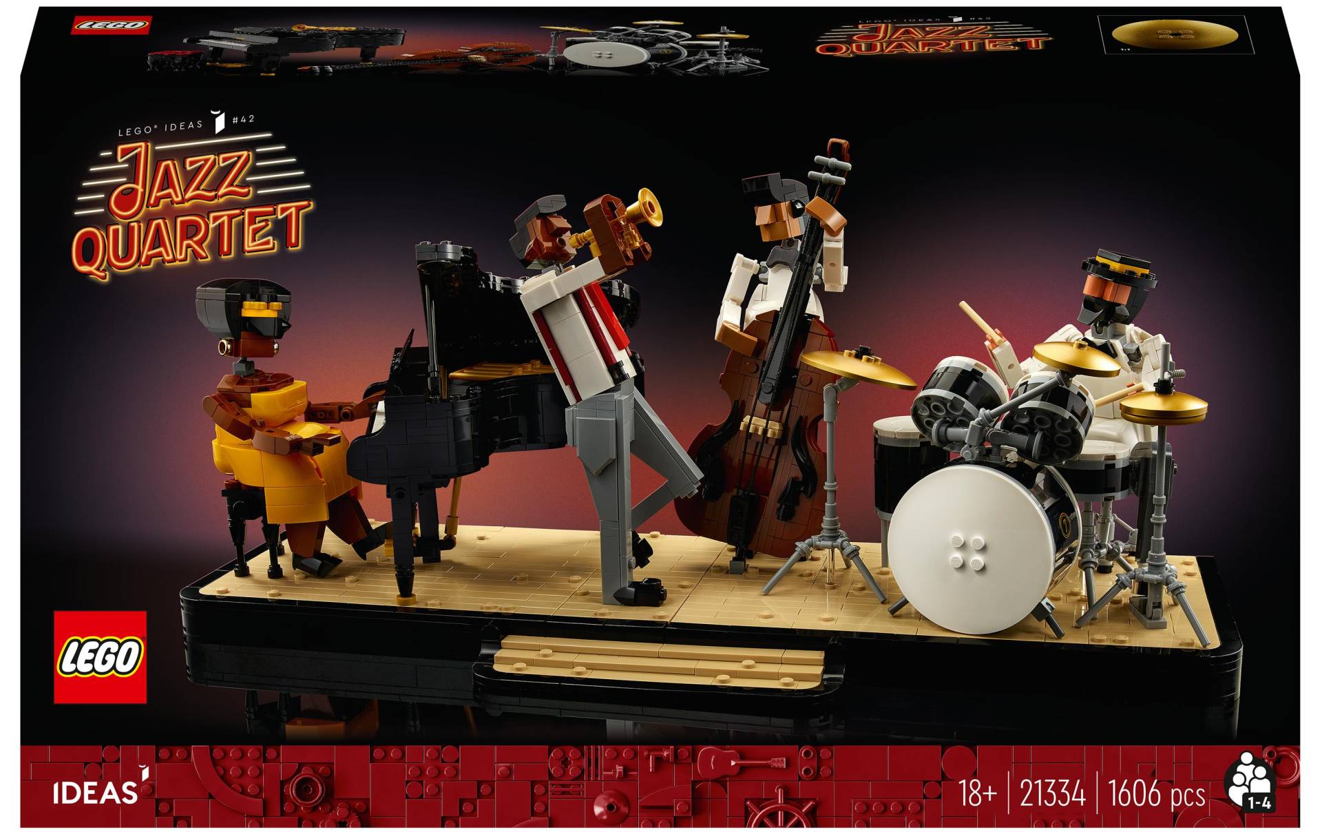 LEGO® Konstruktionsspielsteine »21334 Jazz Quartet«, (1606 St.) von lego®