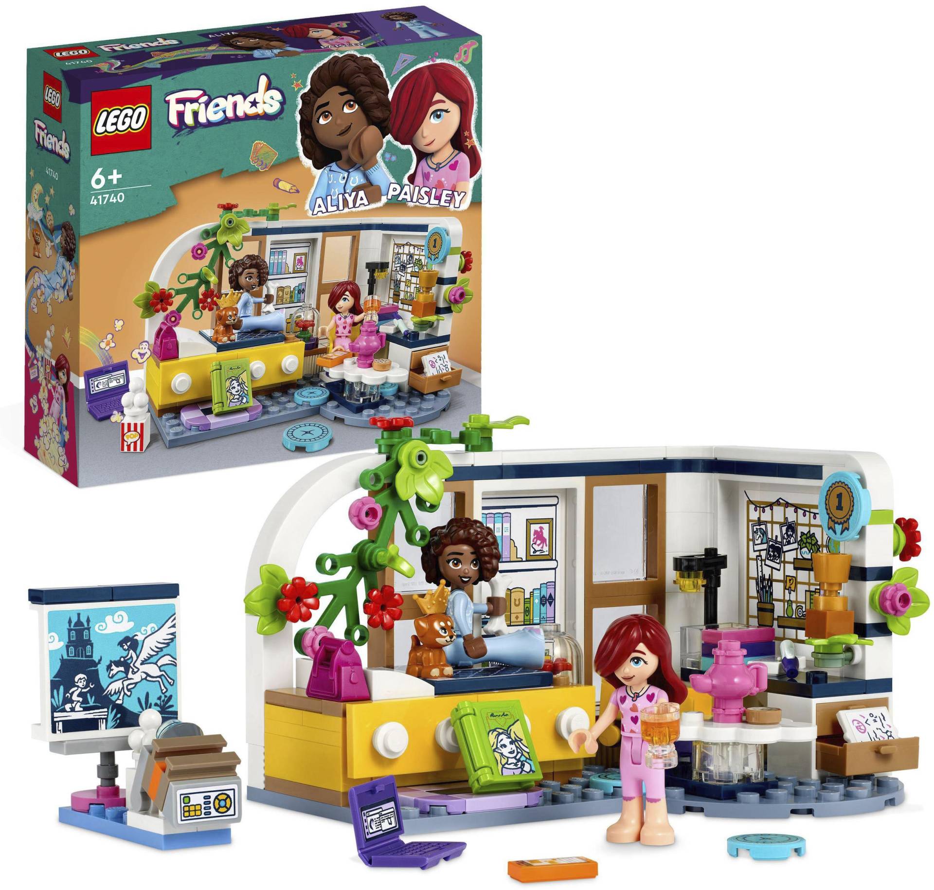 LEGO® Konstruktionsspielsteine »Aliyas Zimmer (41740), LEGO® Friends«, (209 St.) von lego®