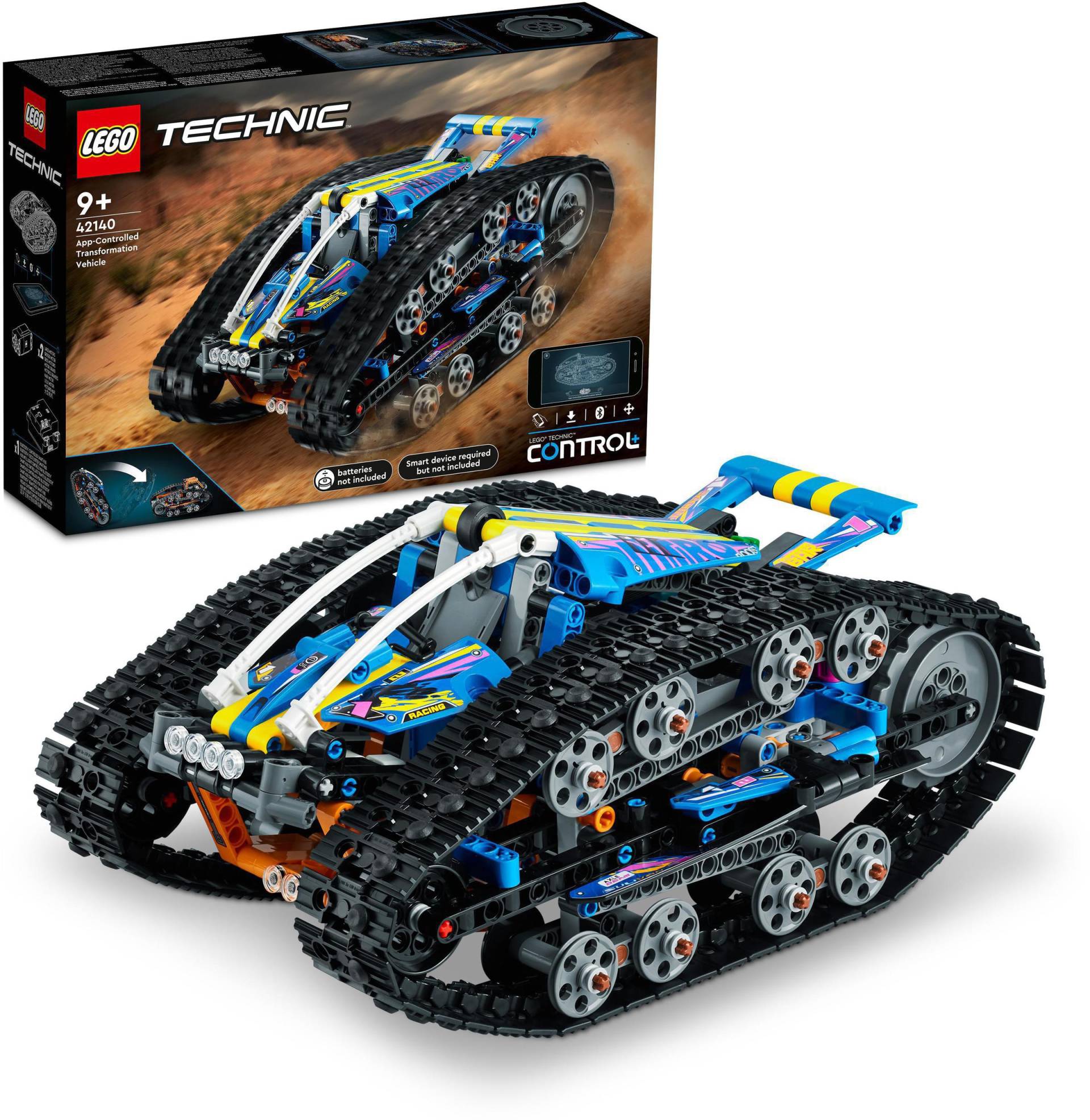 LEGO® Konstruktionsspielsteine »App-gesteuertes Transformationsfahrzeug (42140), LEGO® Technic«, (772 St.) von lego®