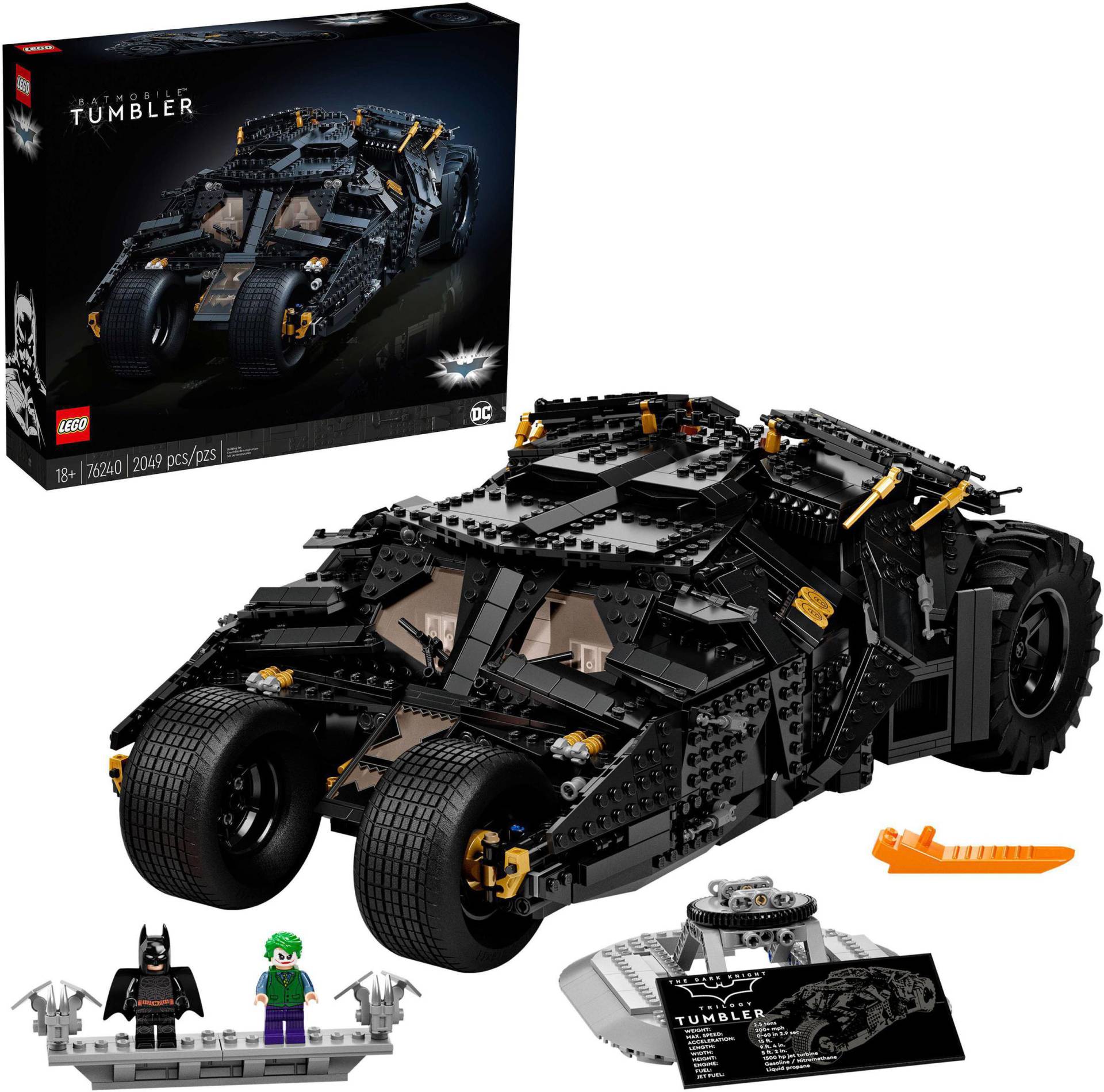 LEGO® Konstruktionsspielsteine »Batmobile™ Tumbler (76240) LEGO® Super Heroes«, (2049 St.) von lego®