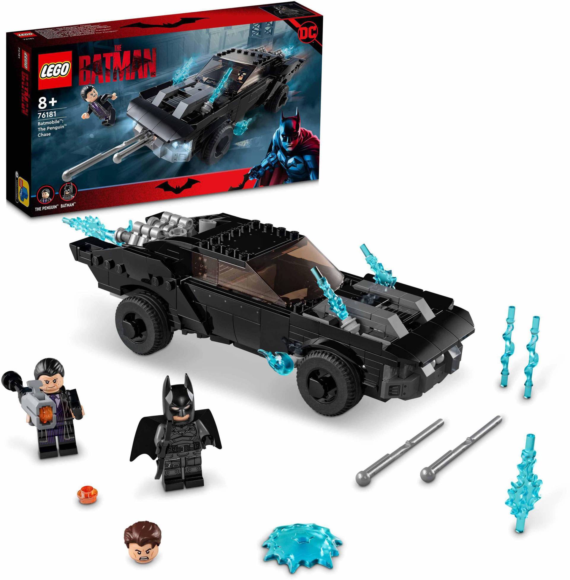 LEGO® Konstruktionsspielsteine »Batmobile™: Verfolgung des Pinguins™ (76181), LEGO® DC«, (392 St.) von lego®
