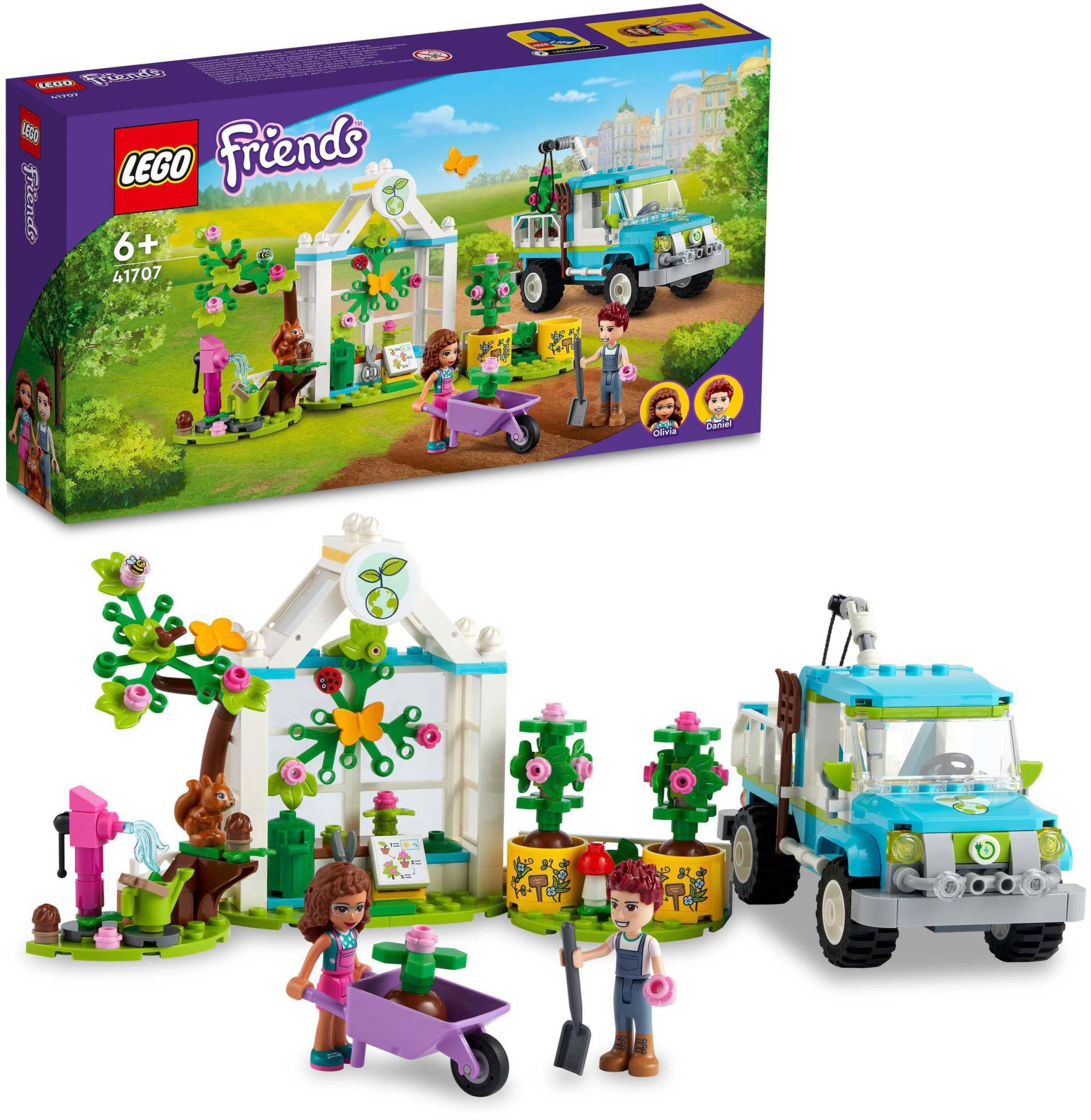 LEGO® Konstruktionsspielsteine »Baumpflanzungsfahrzeug (41707), LEGO® Friends«, (336 St.) von lego®