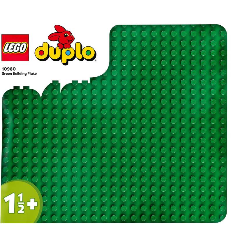 LEGO® Konstruktionsspielsteine »Bauplatte in Grün (10980), LEGO® DUPLO Classic«, (1 St.), Made in Europe von lego®