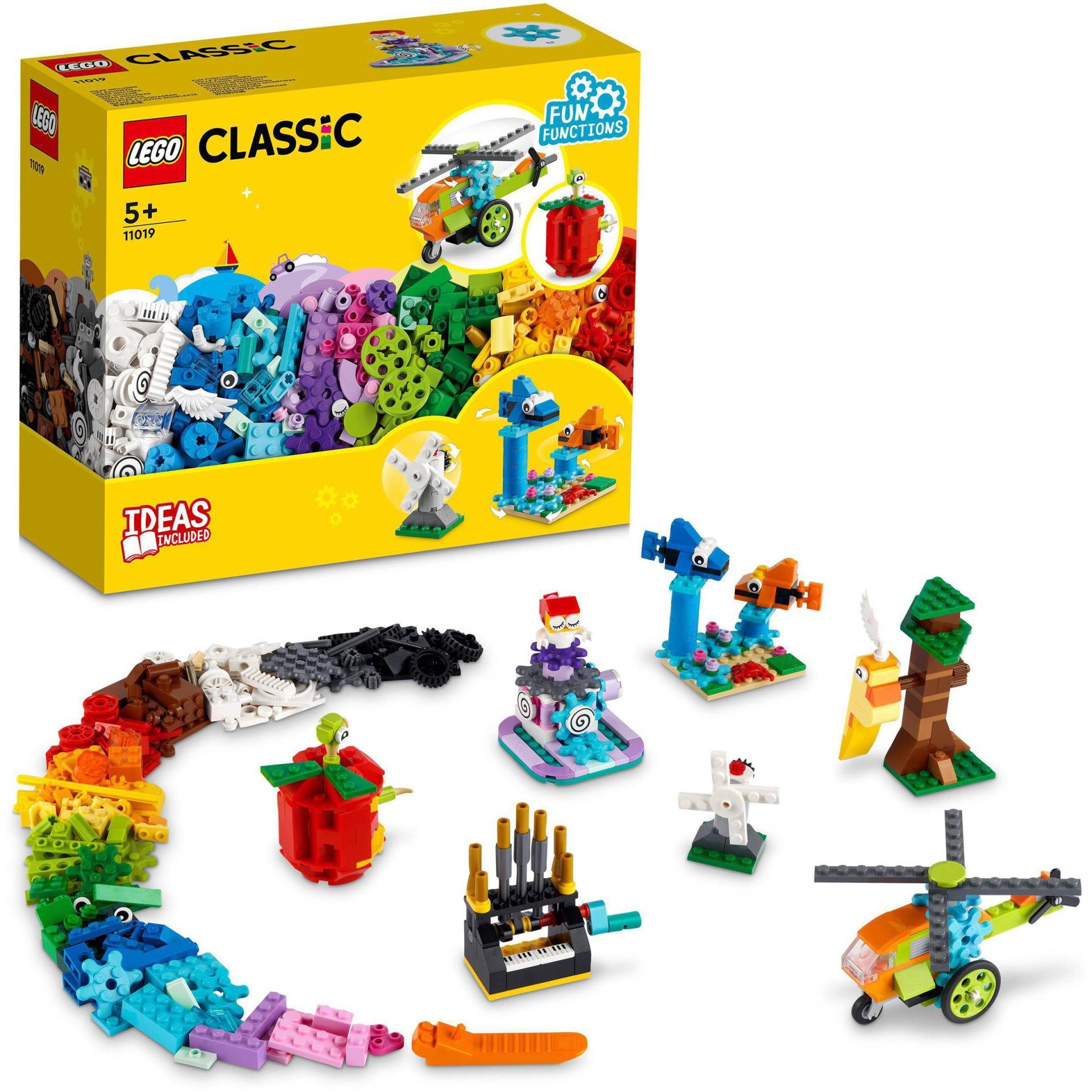 LEGO® Konstruktionsspielsteine »Bausteine und Funktionen (11019), LEGO® Classic«, (500 St.) von lego®