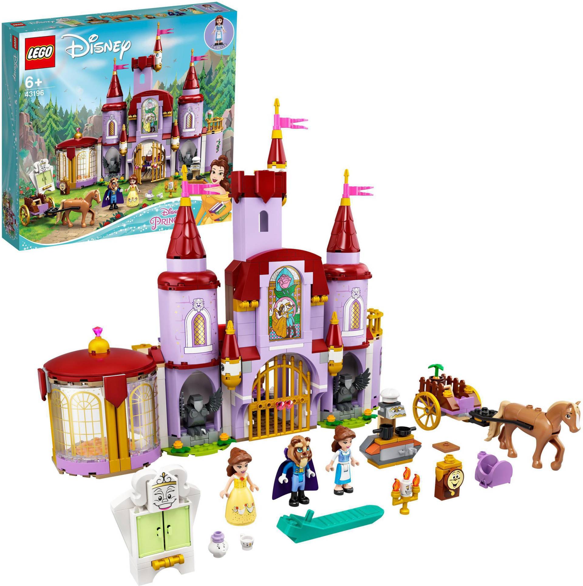 LEGO® Konstruktionsspielsteine »Belles Schloss (43196), LEGO® Disney Princess«, (505 St.) von lego®