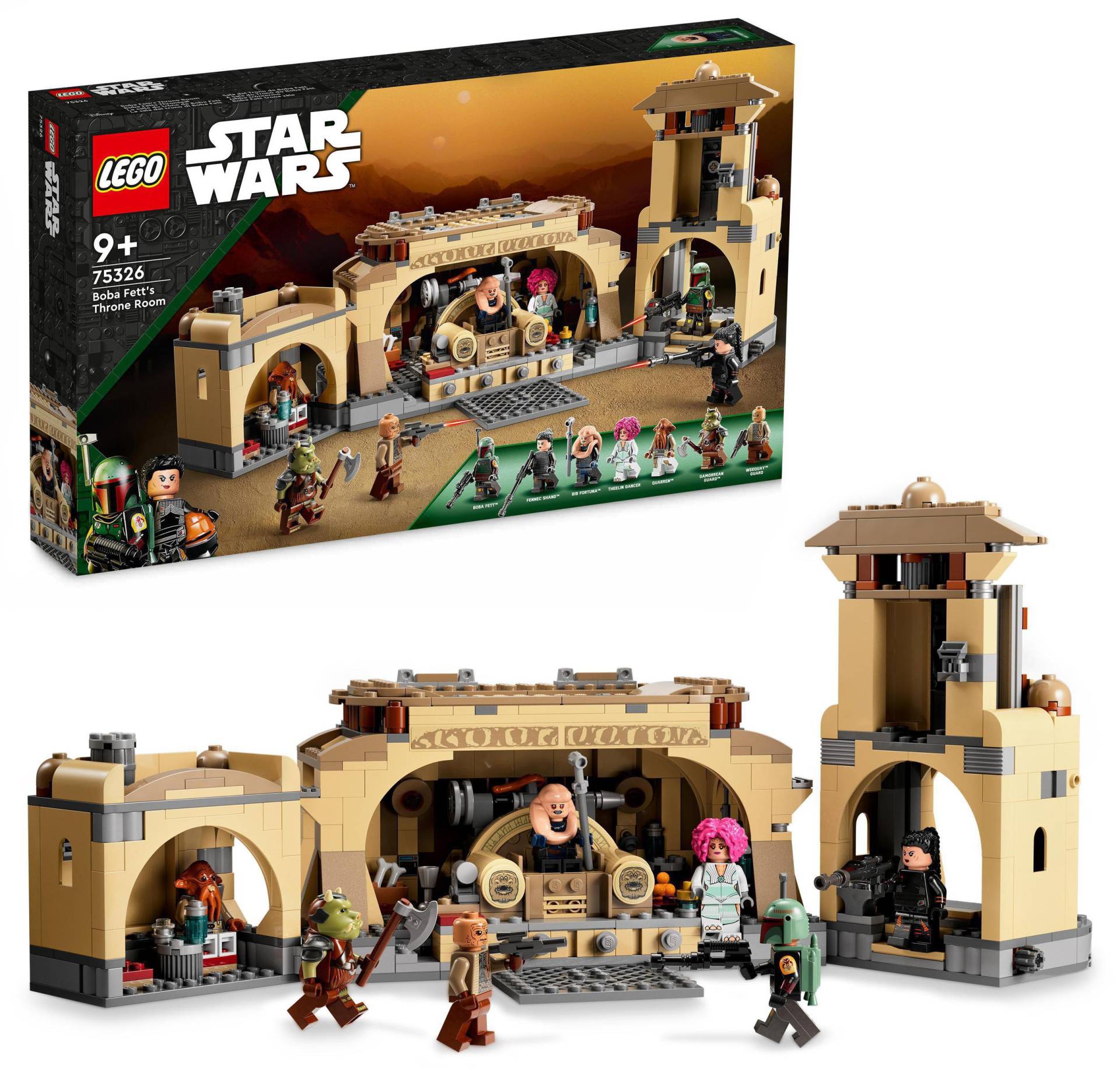 LEGO® Konstruktionsspielsteine »Boba Fetts Thronsaal (75326), LEGO® Star Wars™«, (732 St.) von lego®
