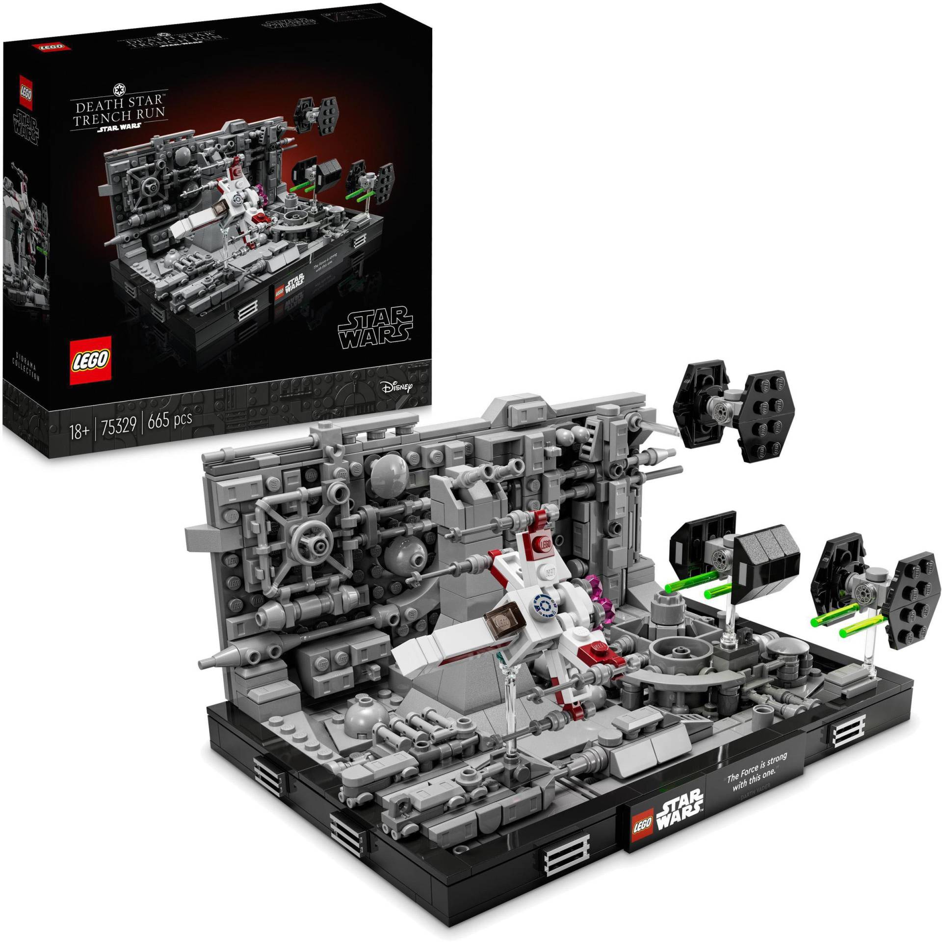 LEGO® Konstruktionsspielsteine »Death Star™ Trench Run Diorama (75329), LEGO® Star Wars™«, (665 St.) von lego®