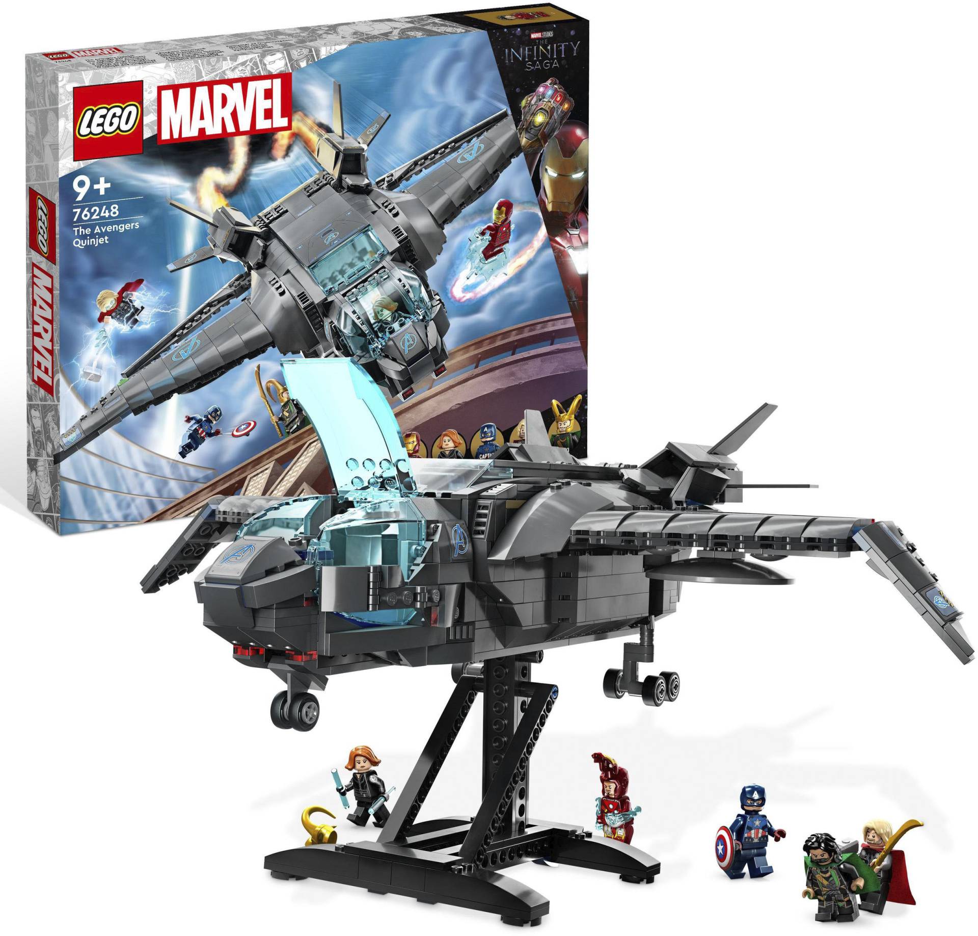 LEGO® Konstruktionsspielsteine »Der Quinjet der Avengers (76248), LEGO® Marvel«, (795 St.) von lego®