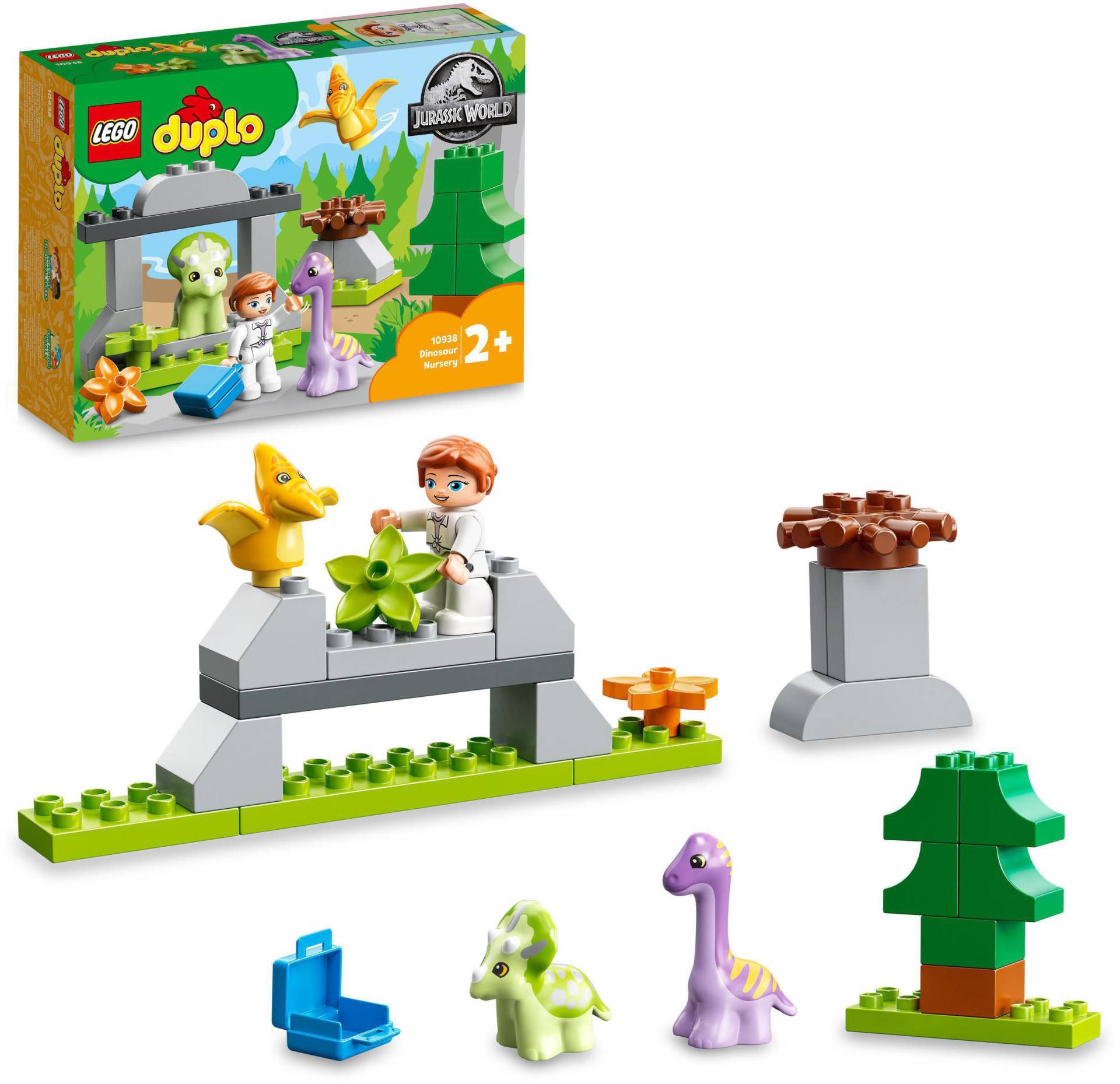 LEGO® Konstruktionsspielsteine »Dinosaurier Kindergarten (10938), LEGO® DUPLO Jurassic World«, (27 St.) von lego®