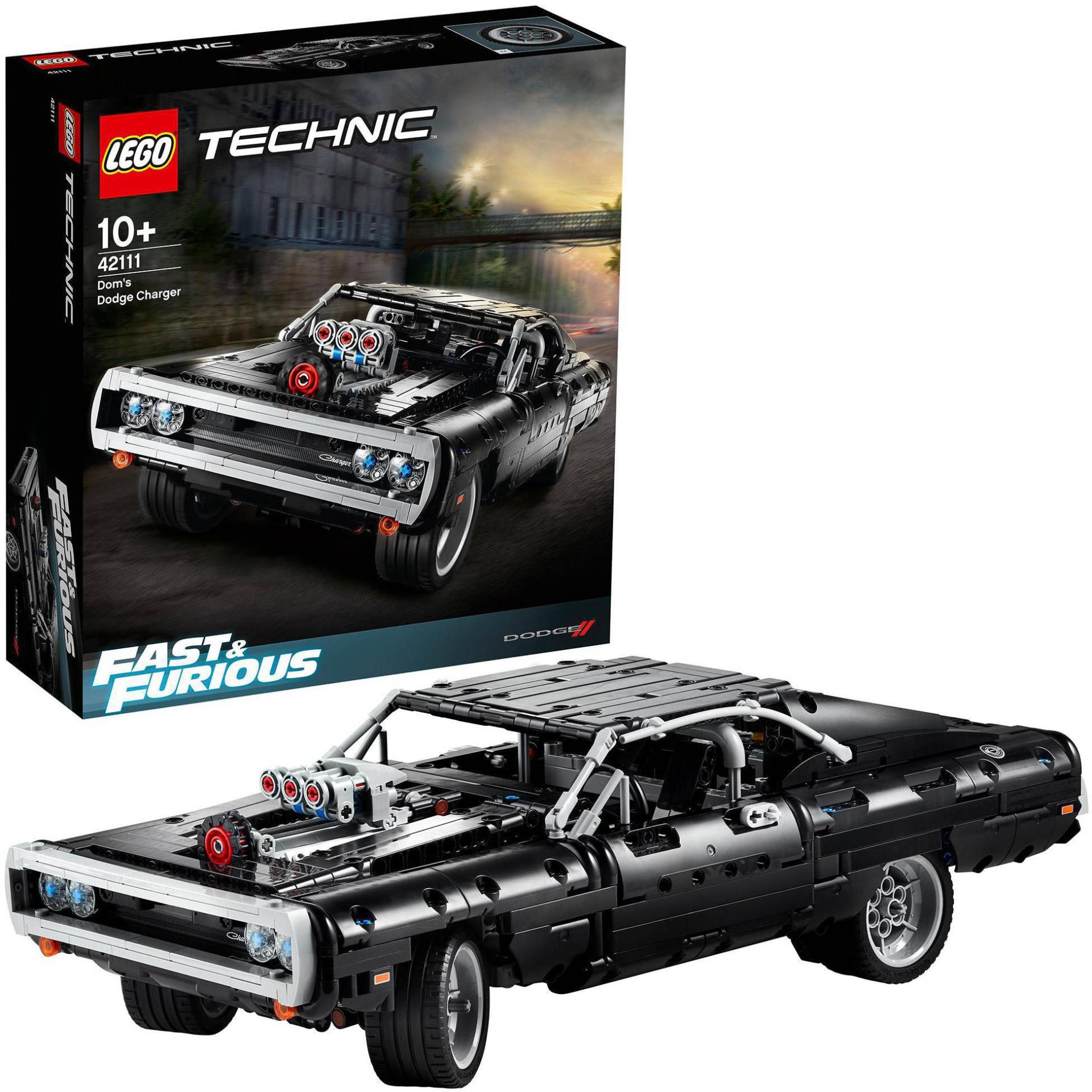 LEGO® Konstruktionsspielsteine »Dom's Dodge Charger (42111), LEGO® Technic«, (1077 St.) von lego®