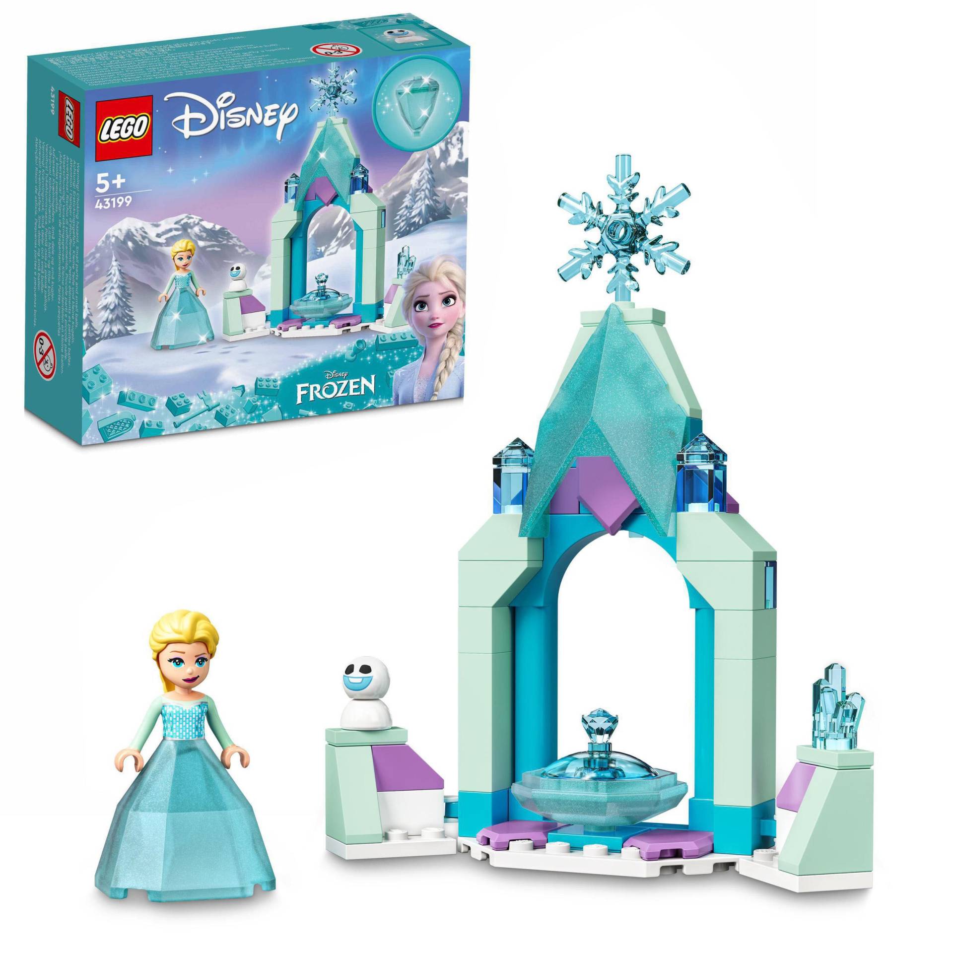 LEGO® Konstruktionsspielsteine »Elsas Schlosshof (43199), LEGO® Disney«, (53 St.) von lego®