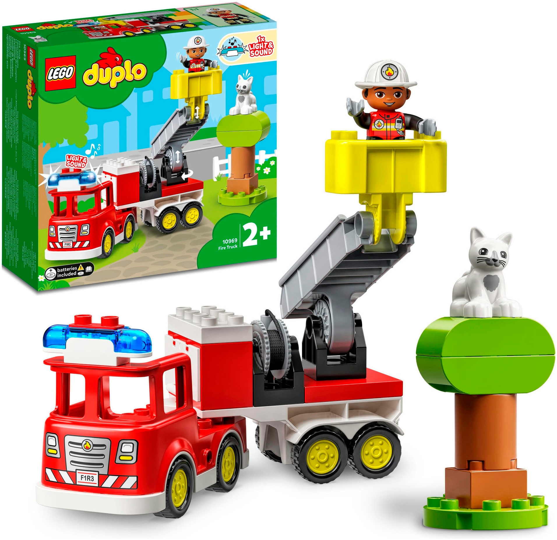 LEGO® Konstruktionsspielsteine »Feuerwehrauto (10969), LEGO® DUPLO«, (21 St.) von lego®