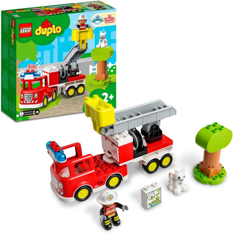 LEGO® Konstruktionsspielsteine »Feuerwehrauto (10969), LEGO® DUPLO«, (21 St.) von lego®