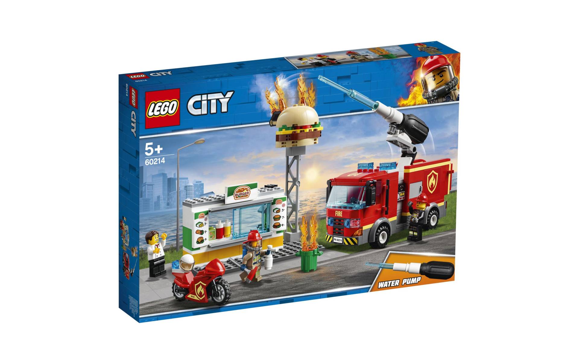 LEGO® Konstruktionsspielsteine »Feuerwehreinsatz im Burg« von lego®