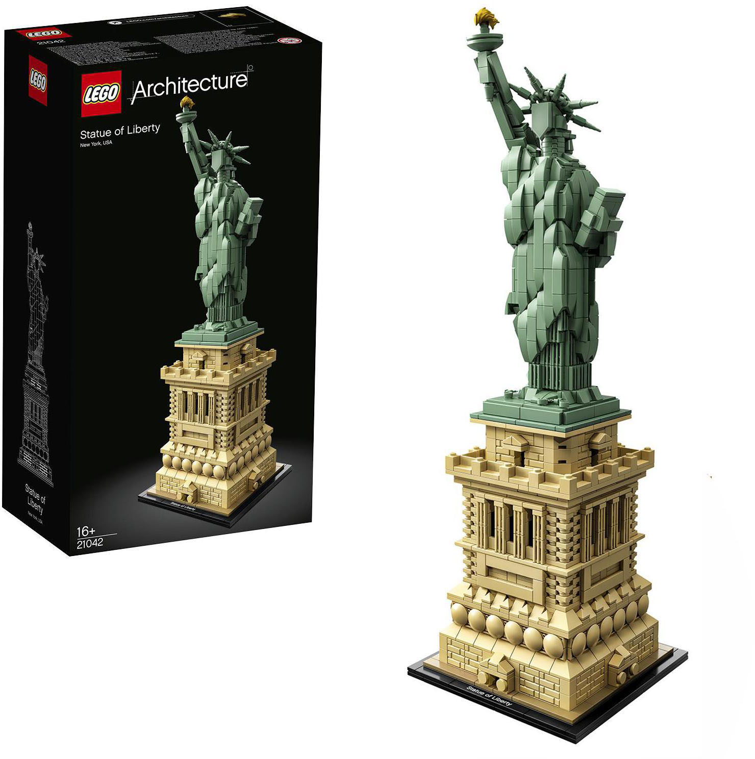 LEGO® Konstruktionsspielsteine »Freiheitsstatue (21042), LEGO® Architecture«, (1685 St.) von lego®